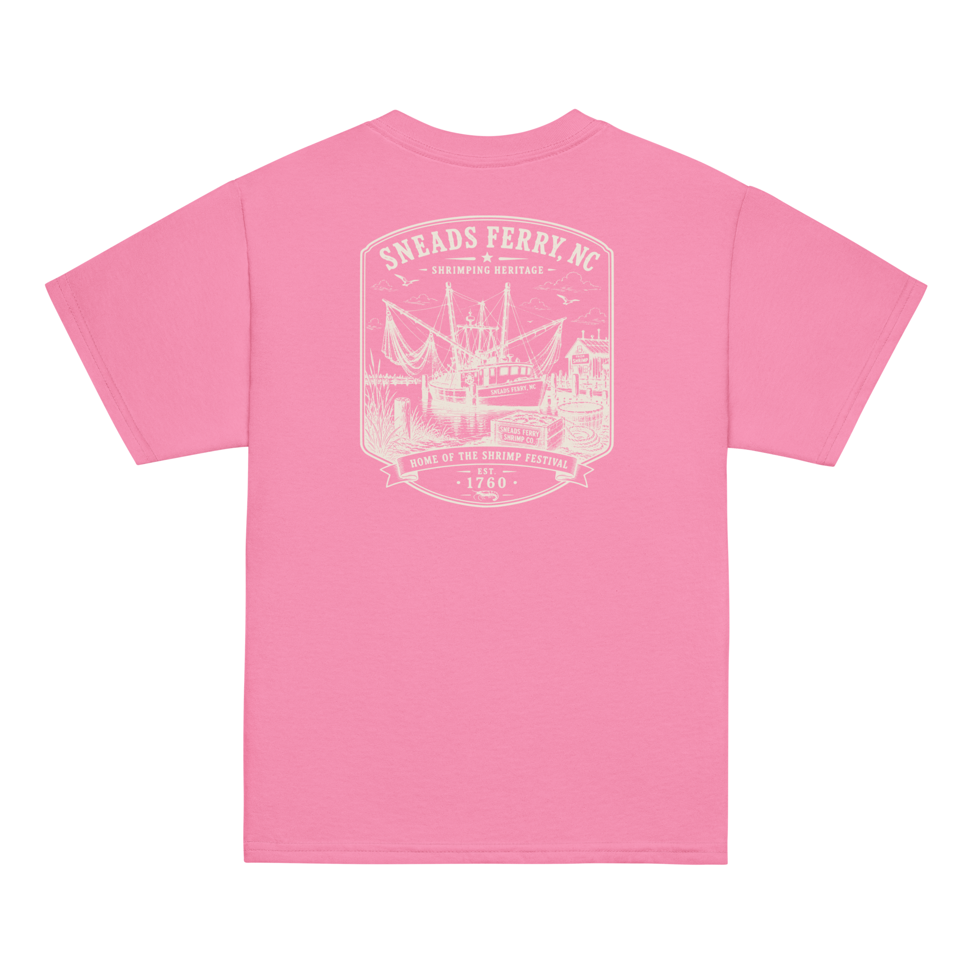 Sneads Ferry, NC - Shrimping Heritage - Youth Classic Tee