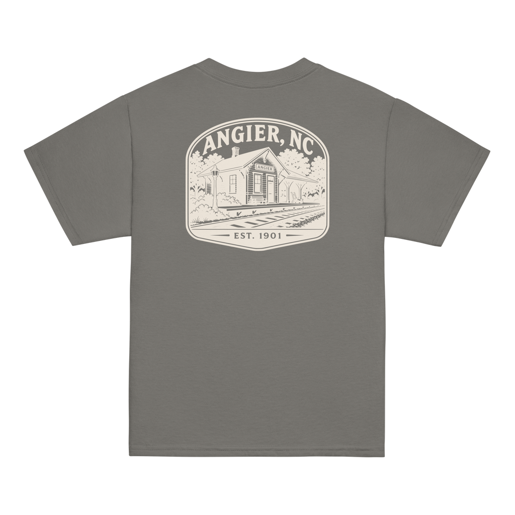 Angier, NC - Railroad Town - Youth Classic Tee