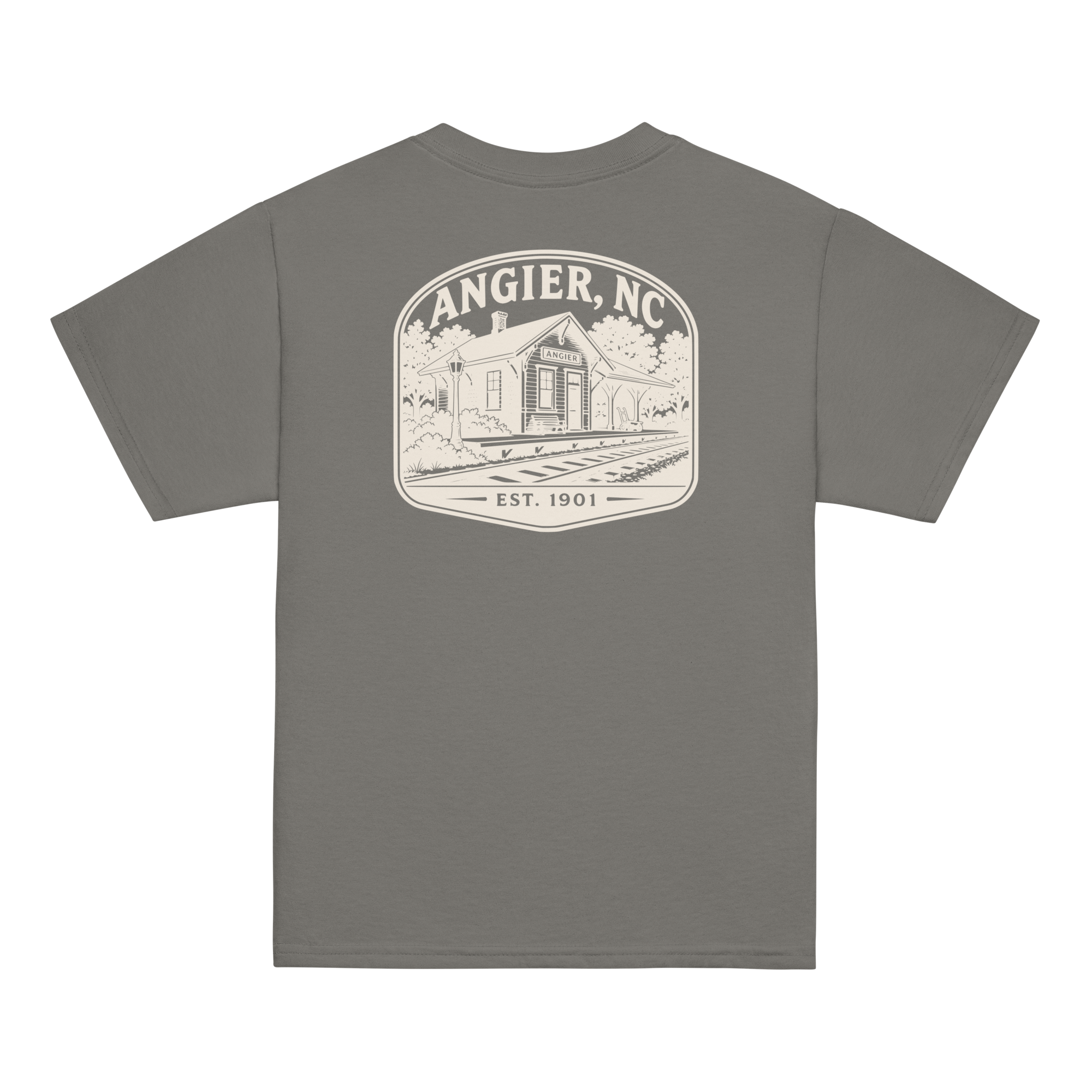Angier, NC - Railroad Town - Youth Classic Tee
