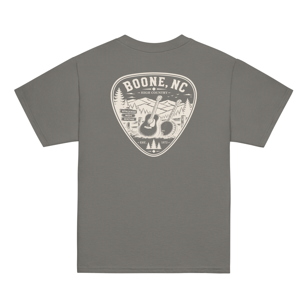 Boone, NC - Mountain Music - Youth Classic Tee