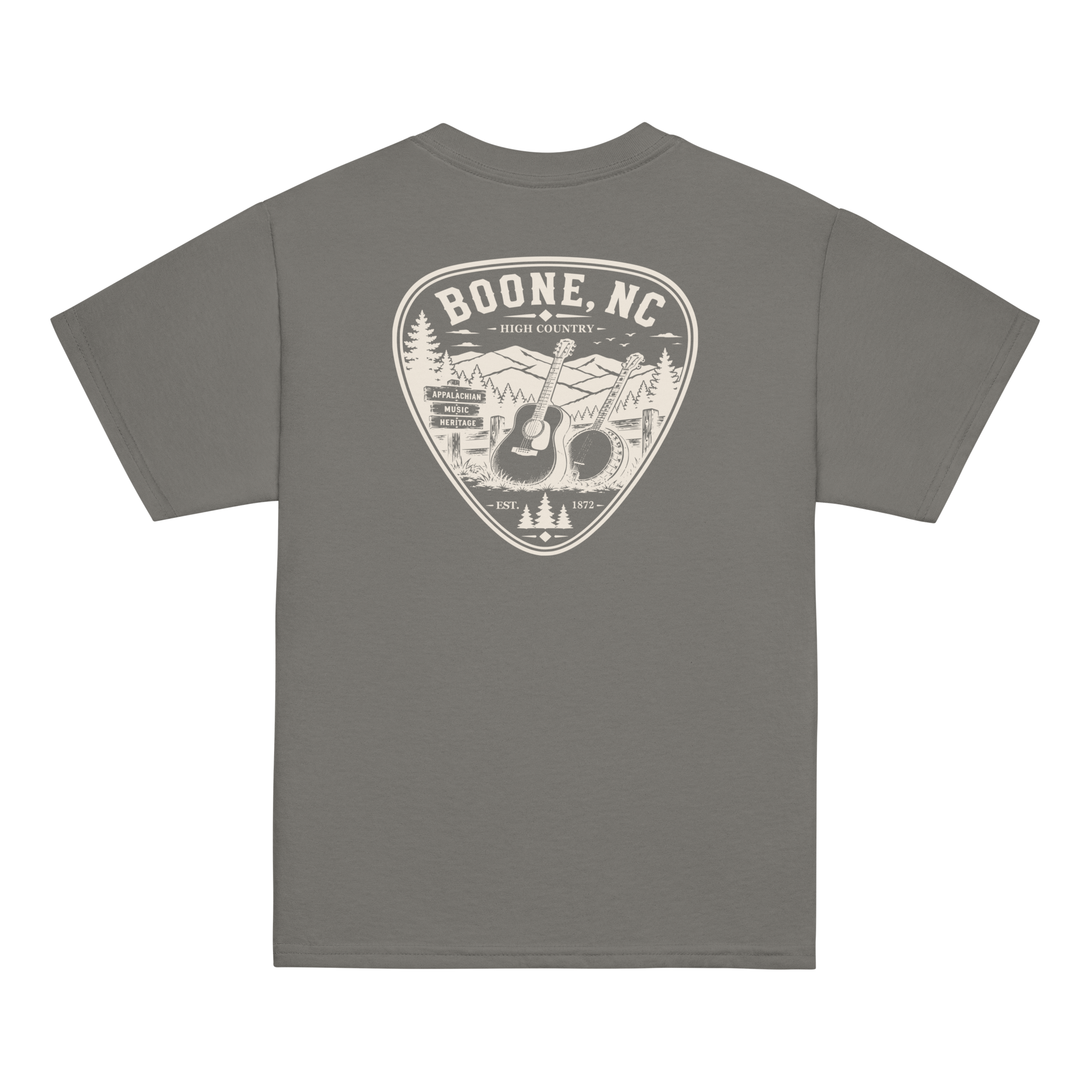 Boone, NC - Mountain Music - Youth Classic Tee
