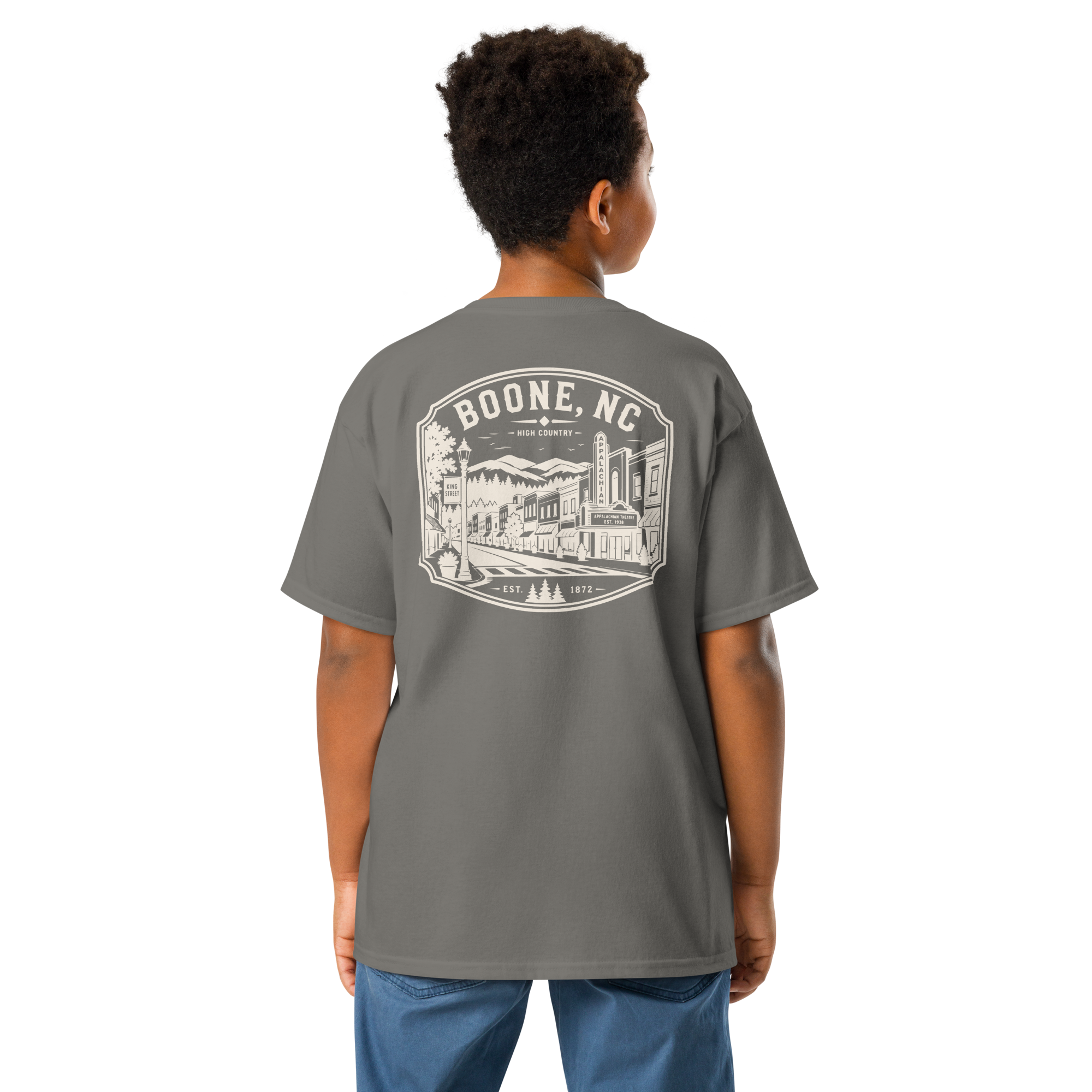 Boone, NC - Downtown - Youth Classic Tee