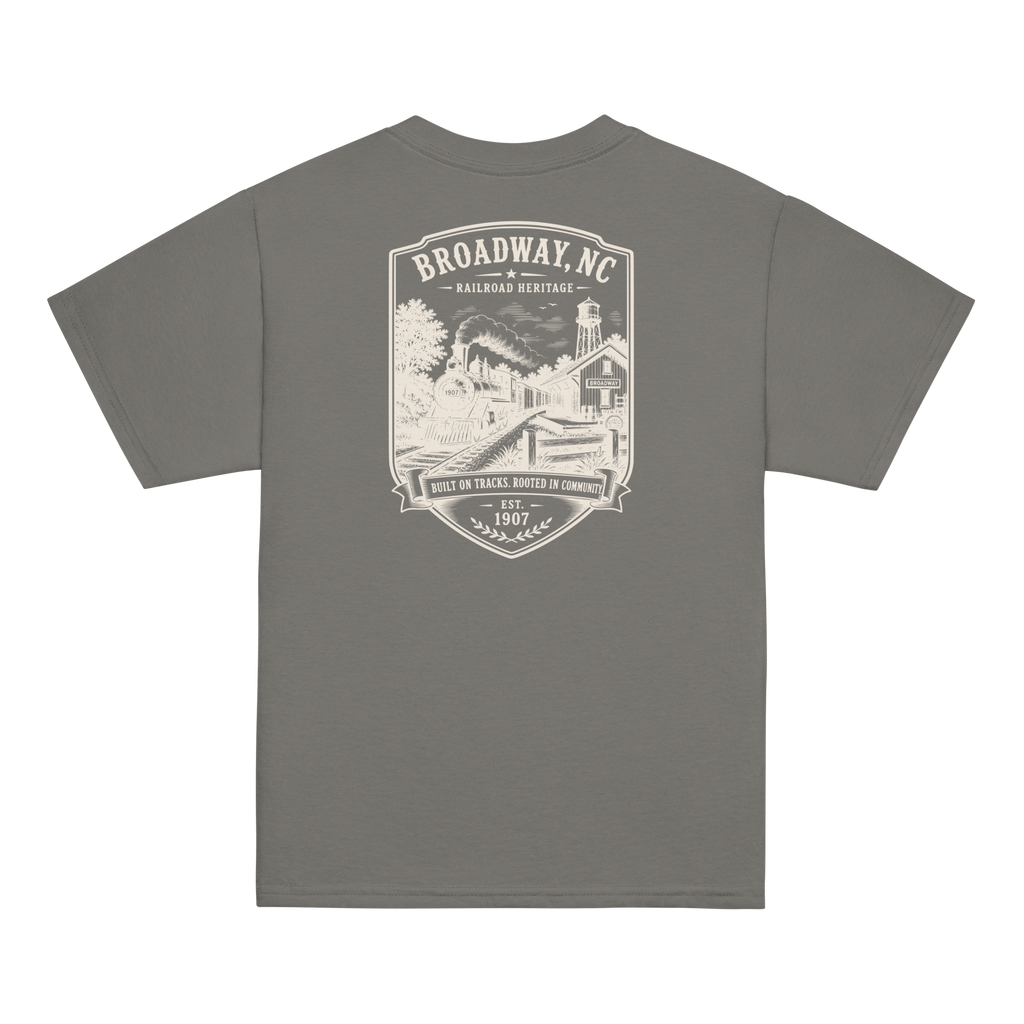 Broadway, NC - Railroad Heritage - Youth Classic Tee