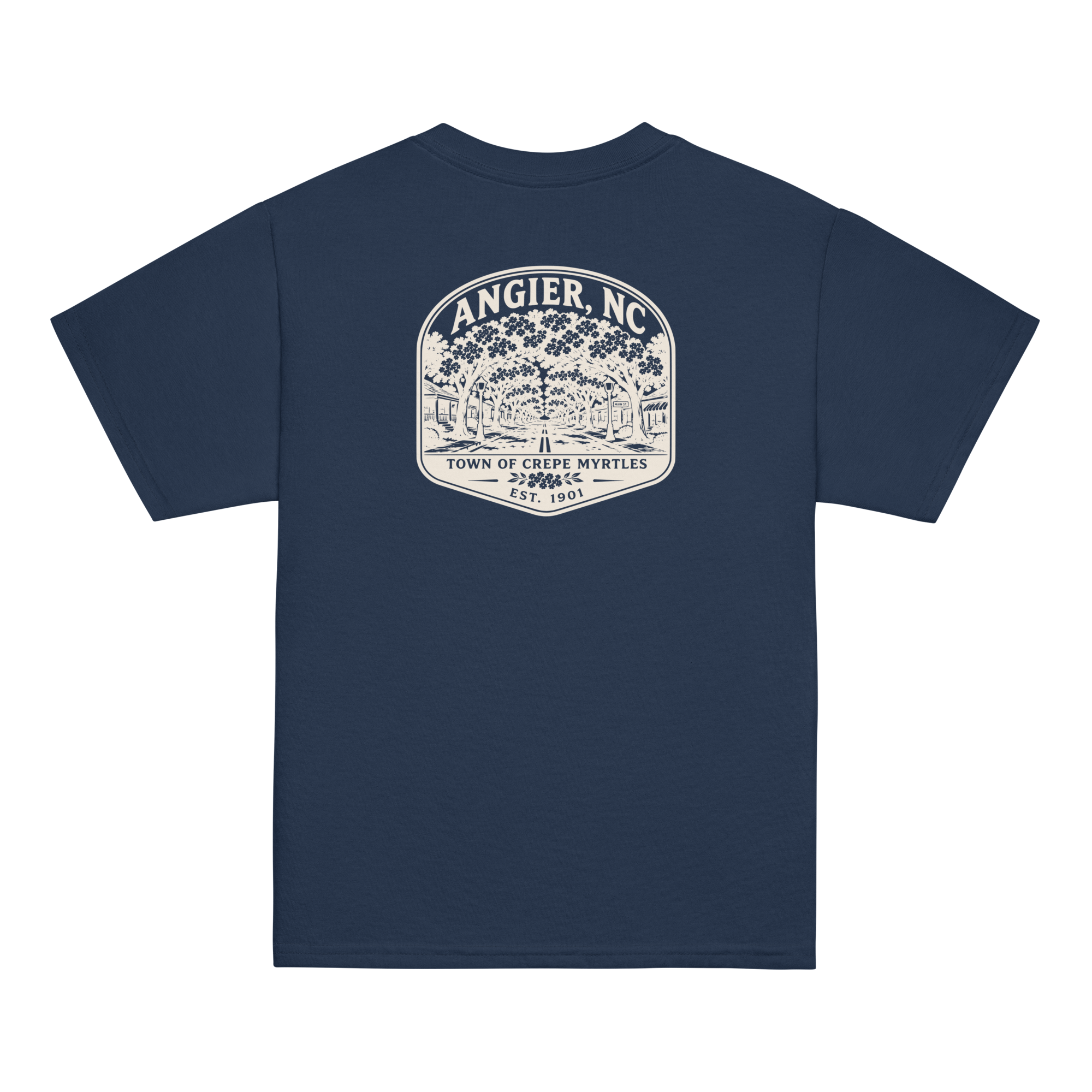 Angier, NC - Street of Crepe Myrtles - Youth Classic Tee