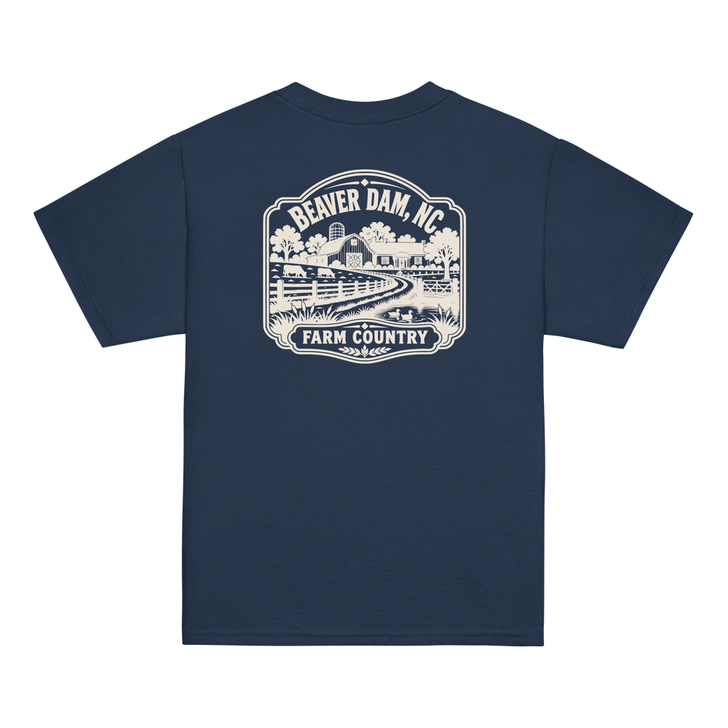 Beaver Dam, NC - Farm Country - Youth Classic Tee