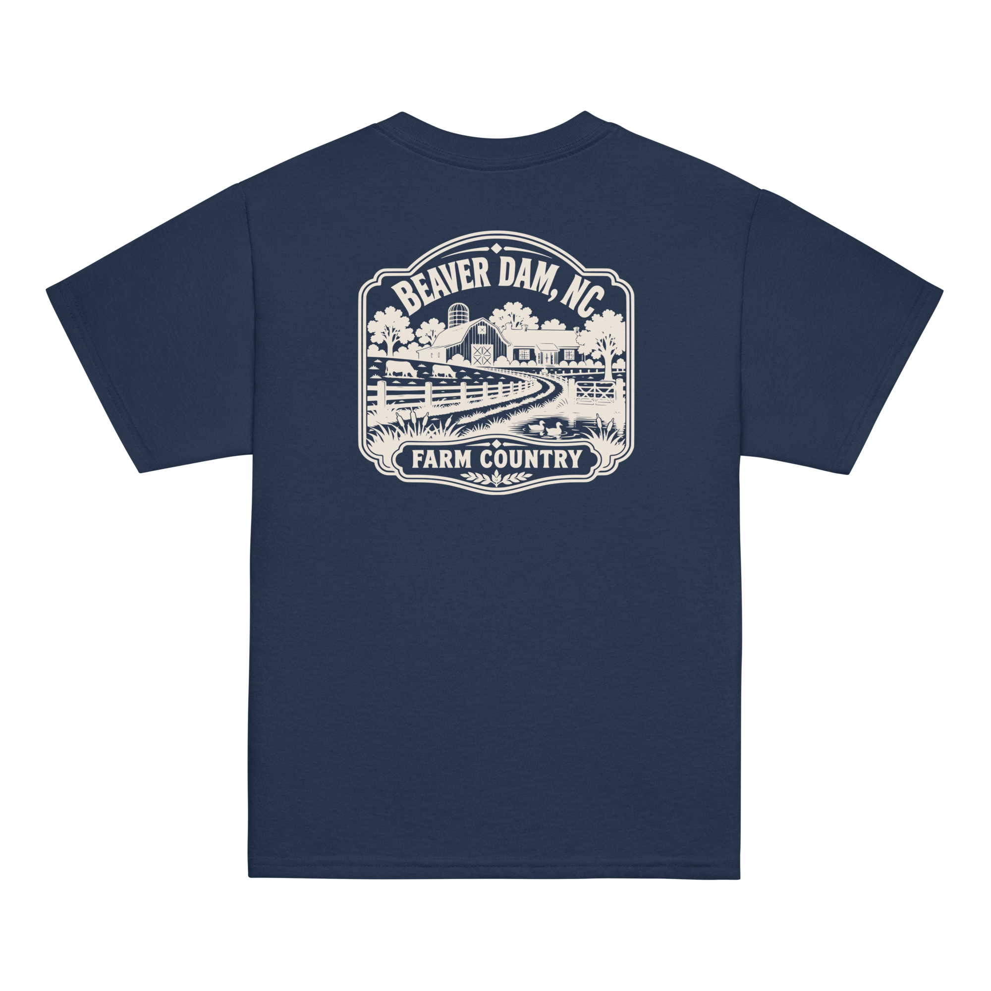 Beaver Dam, NC - Farm Country - Youth Classic Tee