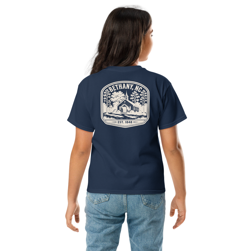 Bethany, NC - Faith Heritage - Youth Classic Tee