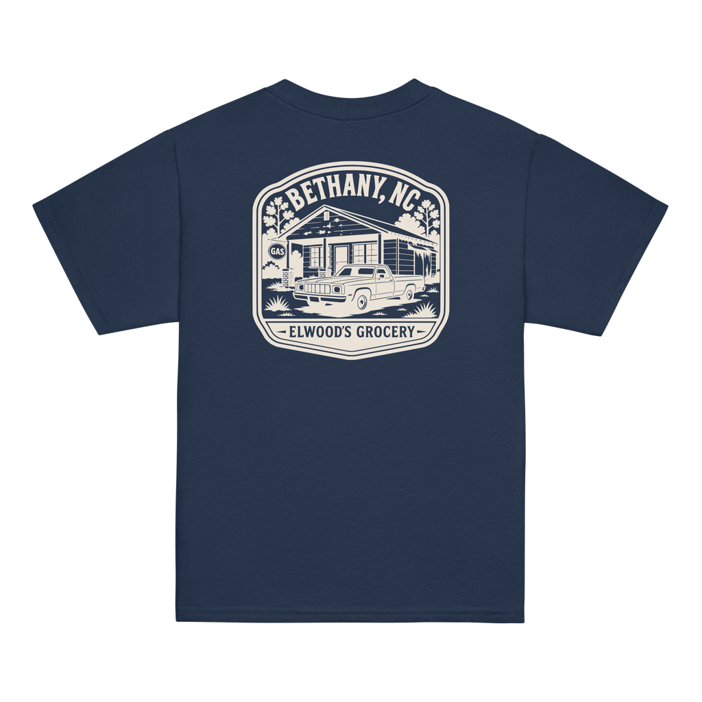 Bethany, NC - Elwood's Grocery - Youth Classic Tee
