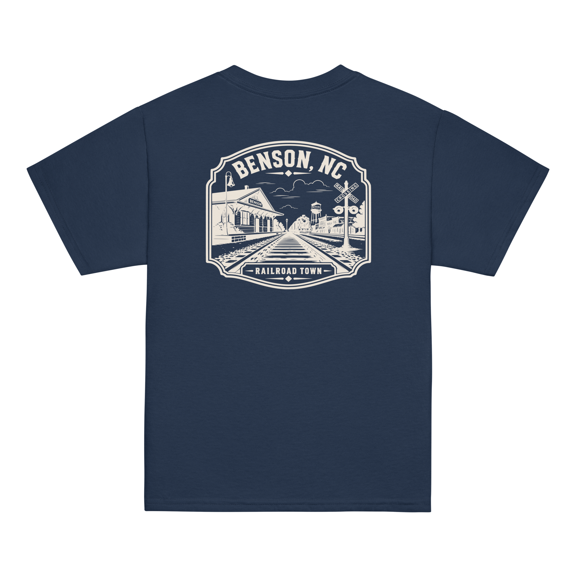 Benson, NC - Railroad Town - Youth Classic Tee
