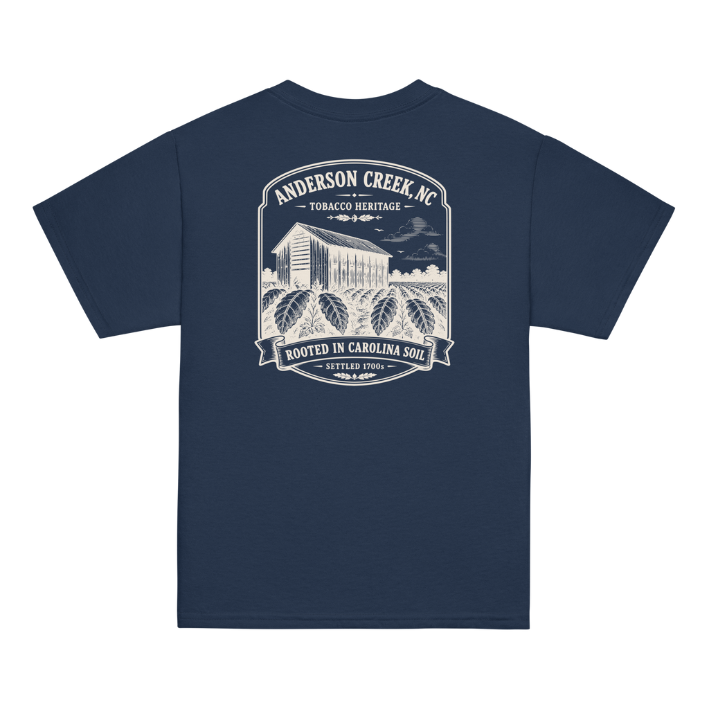 Anderson Creek, NC - Rooted In Carolina - Youth Classic Tee