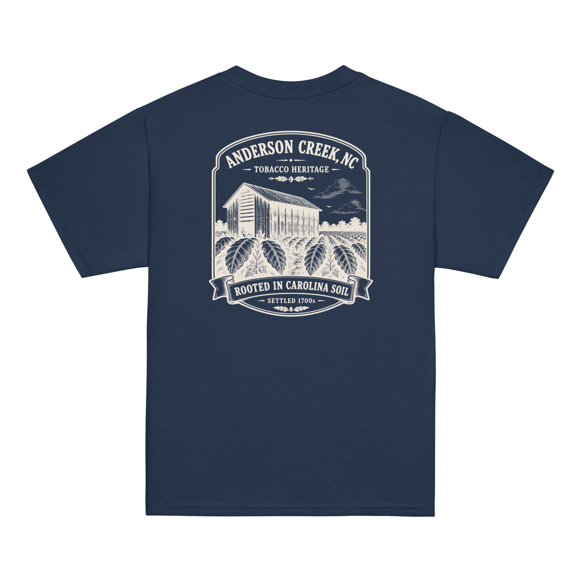 Anderson Creek, NC - Rooted In Carolina - Youth Classic Tee