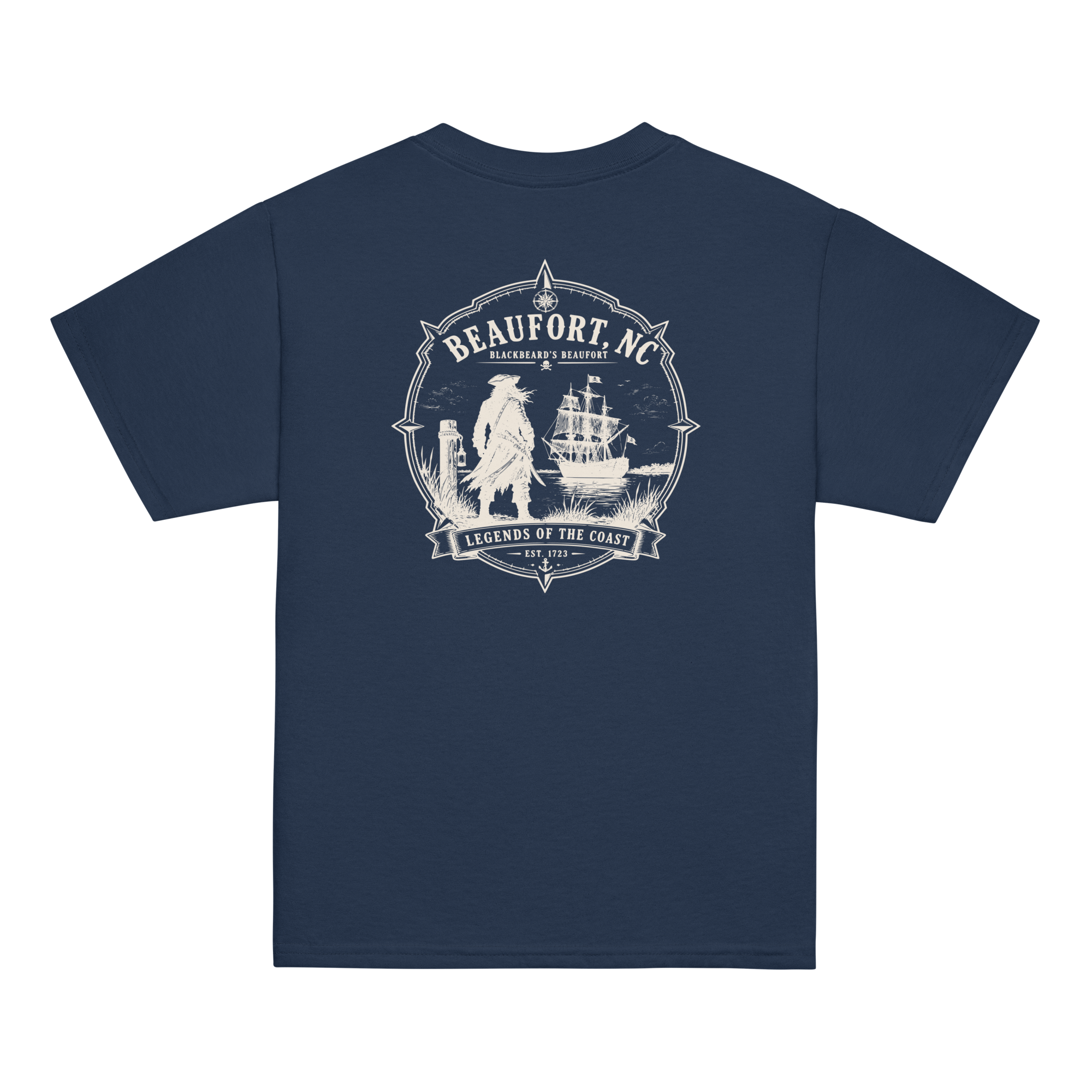 Beaufort, NC - Blackbeard's Beaufort - Youth Classic Tee