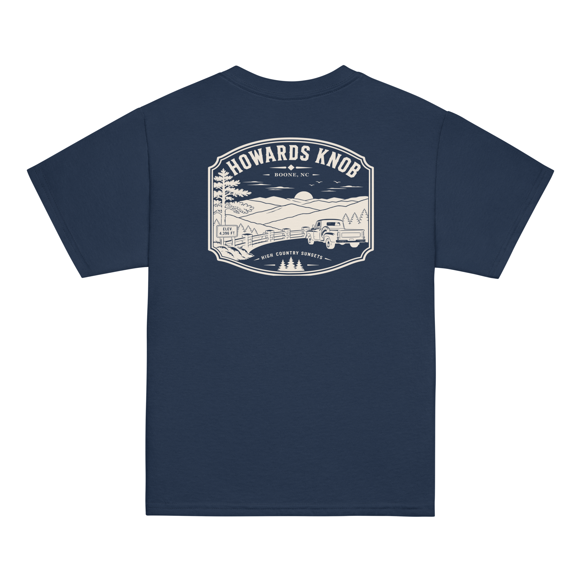 Boone, NC - Howard's Knob - Youth Classic Tee