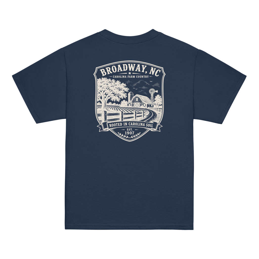 Broadway, NC - Farm Country - Youth Classic Tee