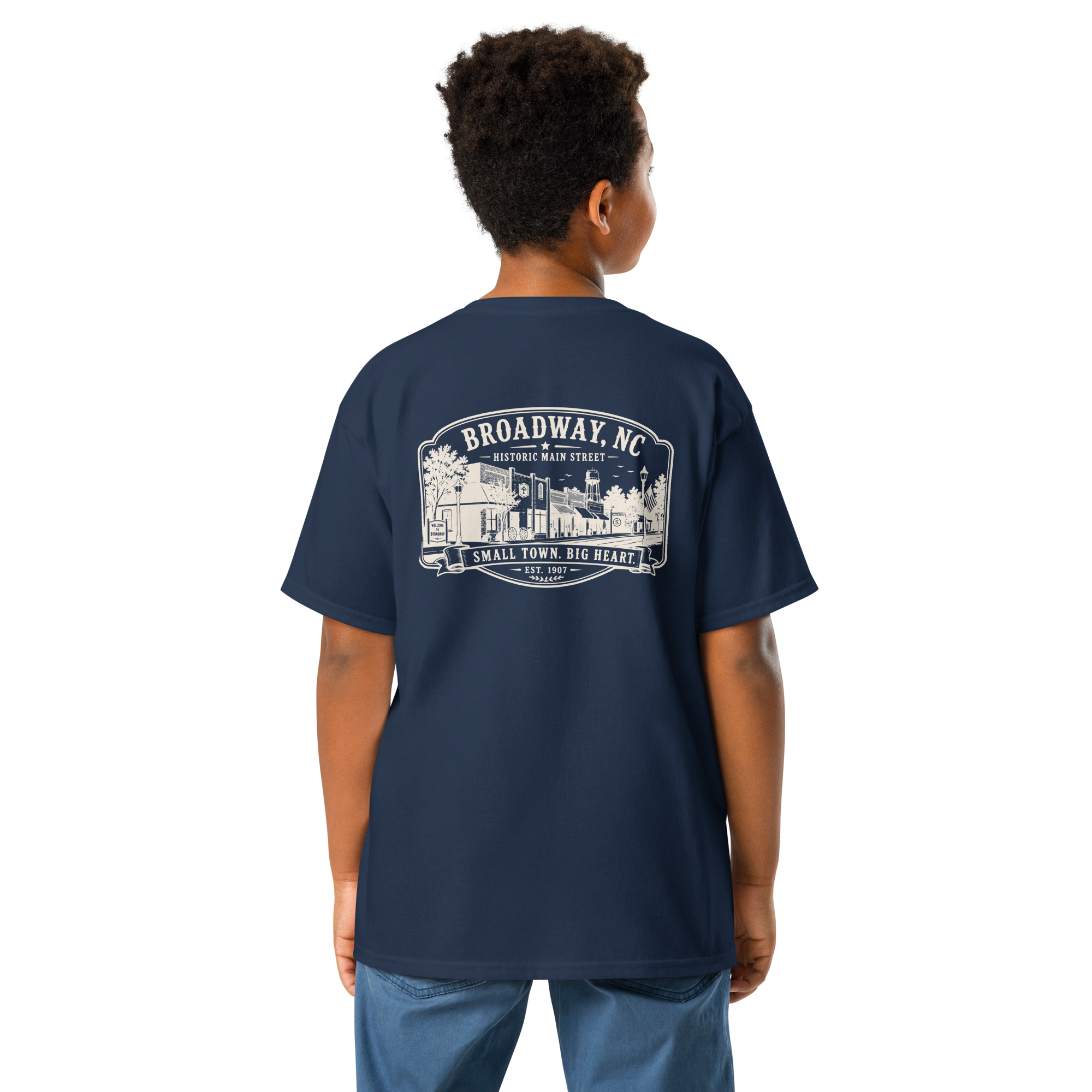 Broadway, NC - Main Street - Youth Classic Tee