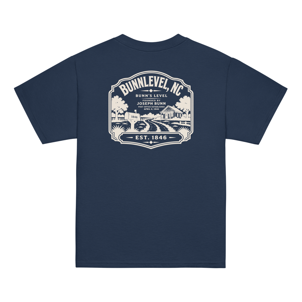 Bunnlevel, NC - Town Heritage - Youth Classic Tee