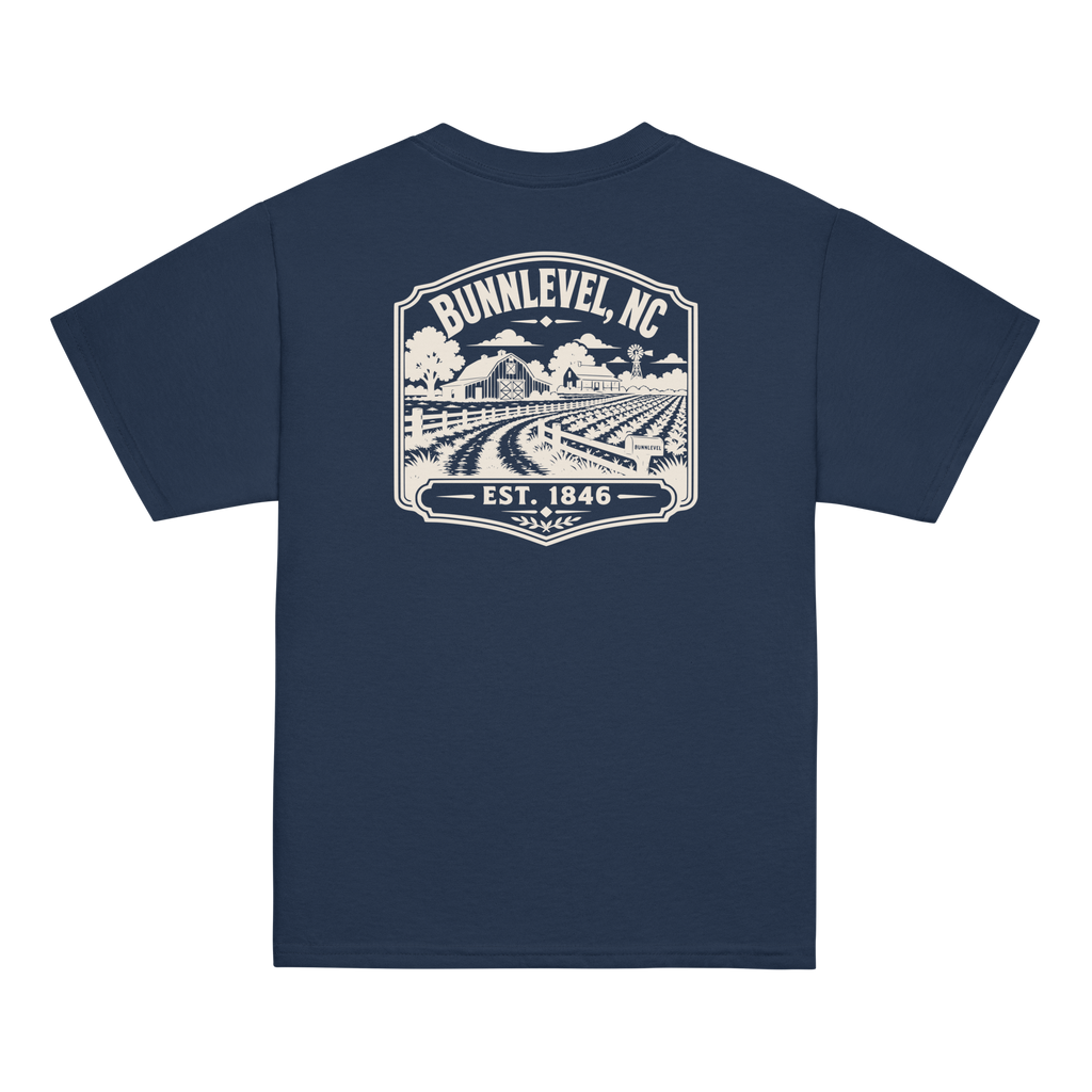 Bunnlevel, NC - Farm Heritage - Youth Classic Tee