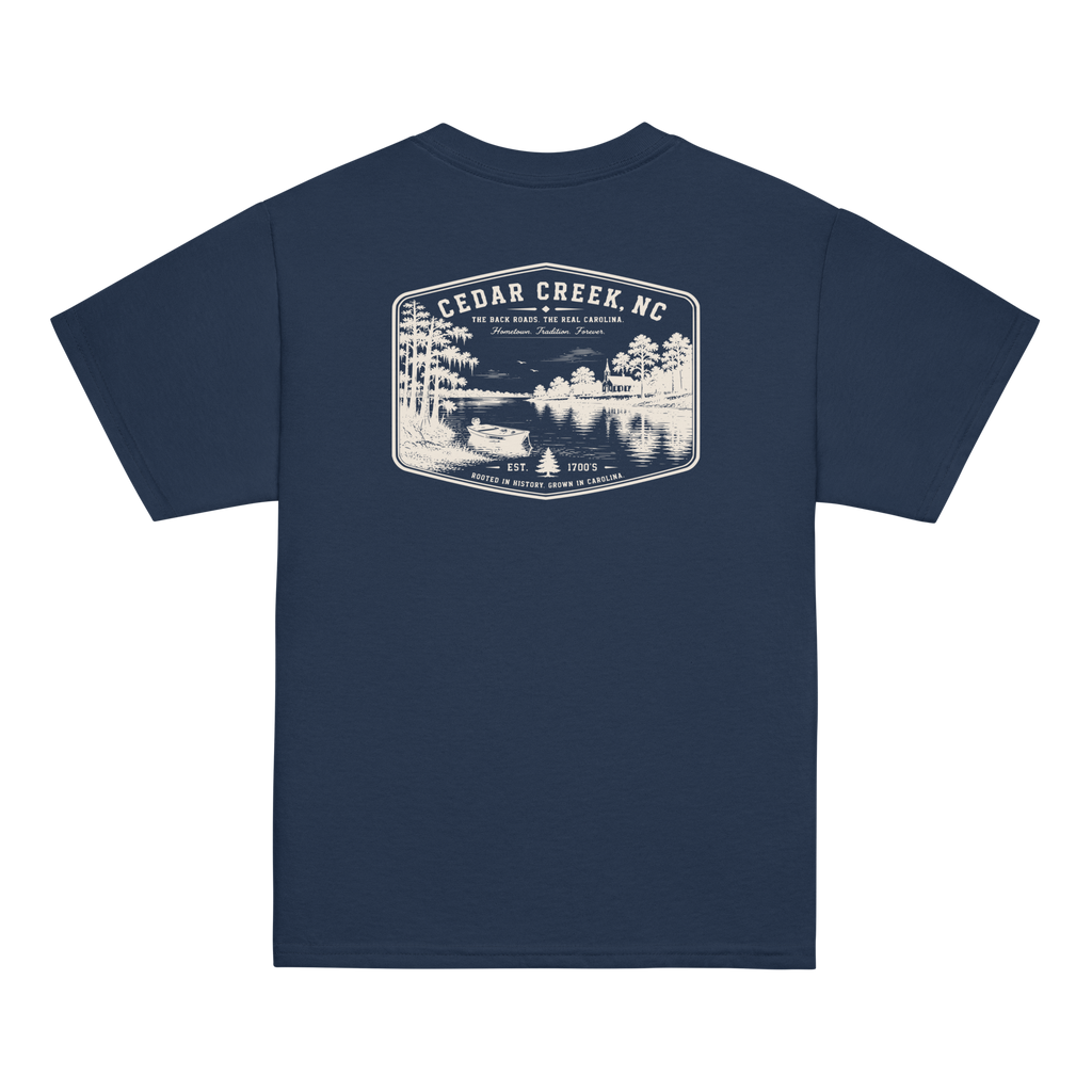 Cedar Creek, NC - The River - Youth Classic Tee