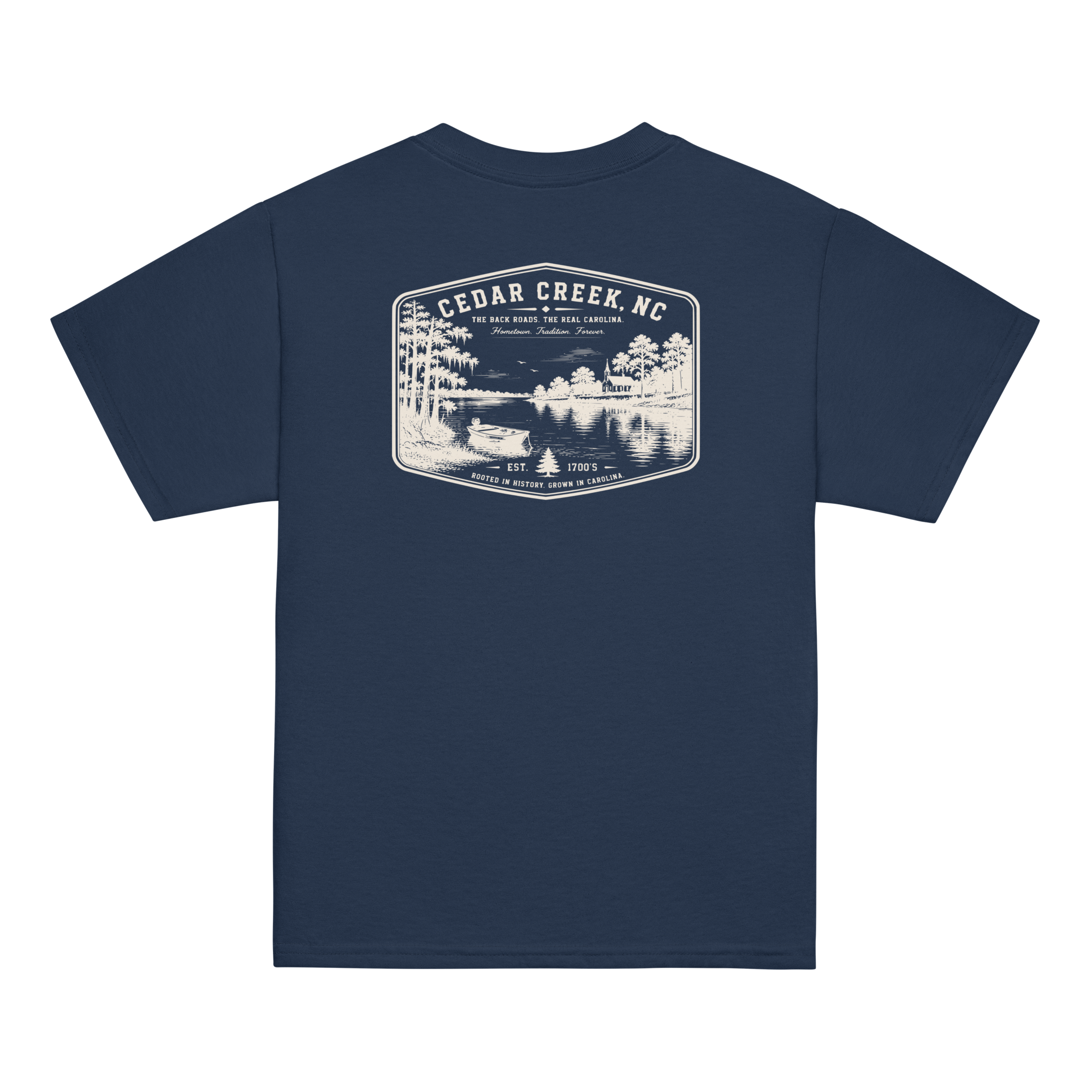 Cedar Creek, NC - The River - Youth Classic Tee