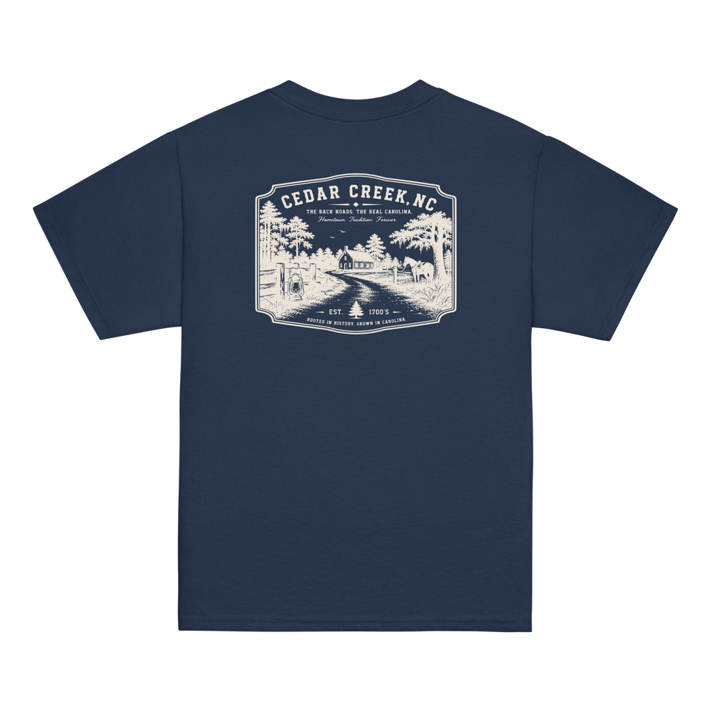 Cedar Creek, NC - Early Carolina - Youth Classic Tee