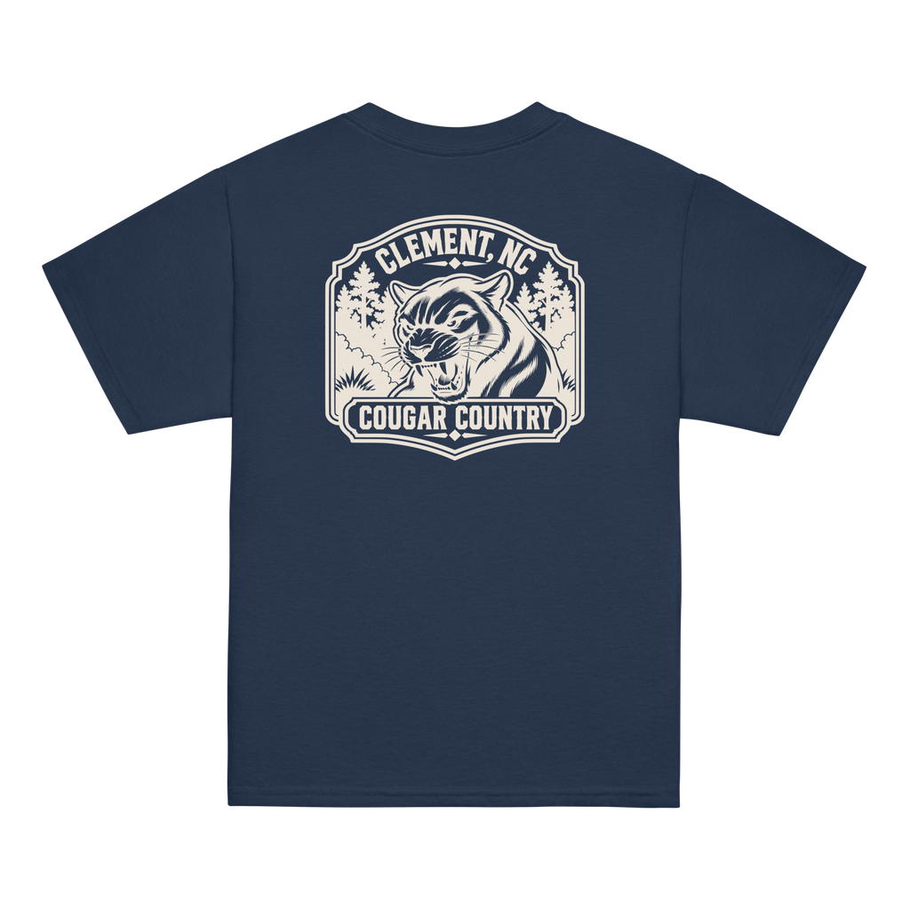 Clement, NC - Cougar Country - Youth Classic Tee