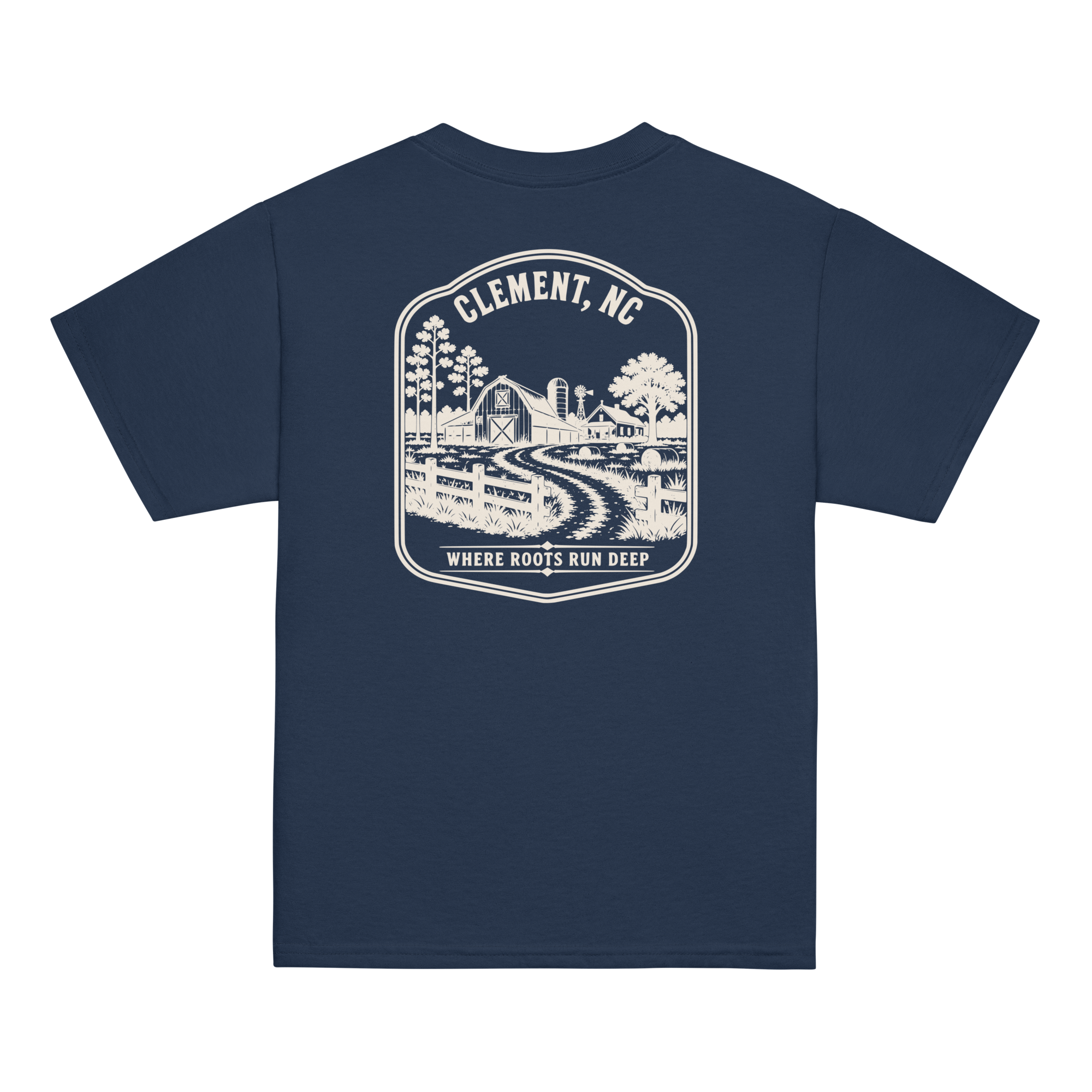 Clement, NC - Farm Roots - Youth Classic Tee