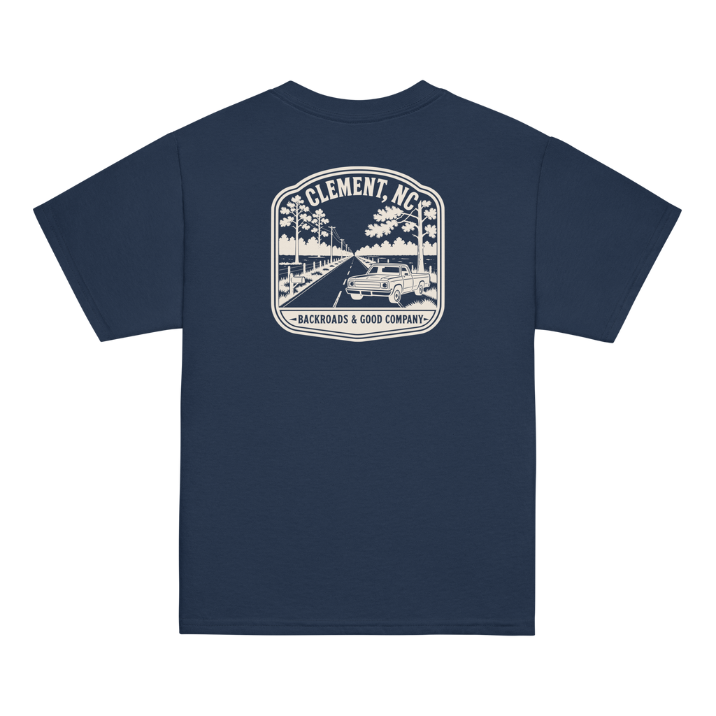 Clement, NC - Country Roads - Youth Classic Tee