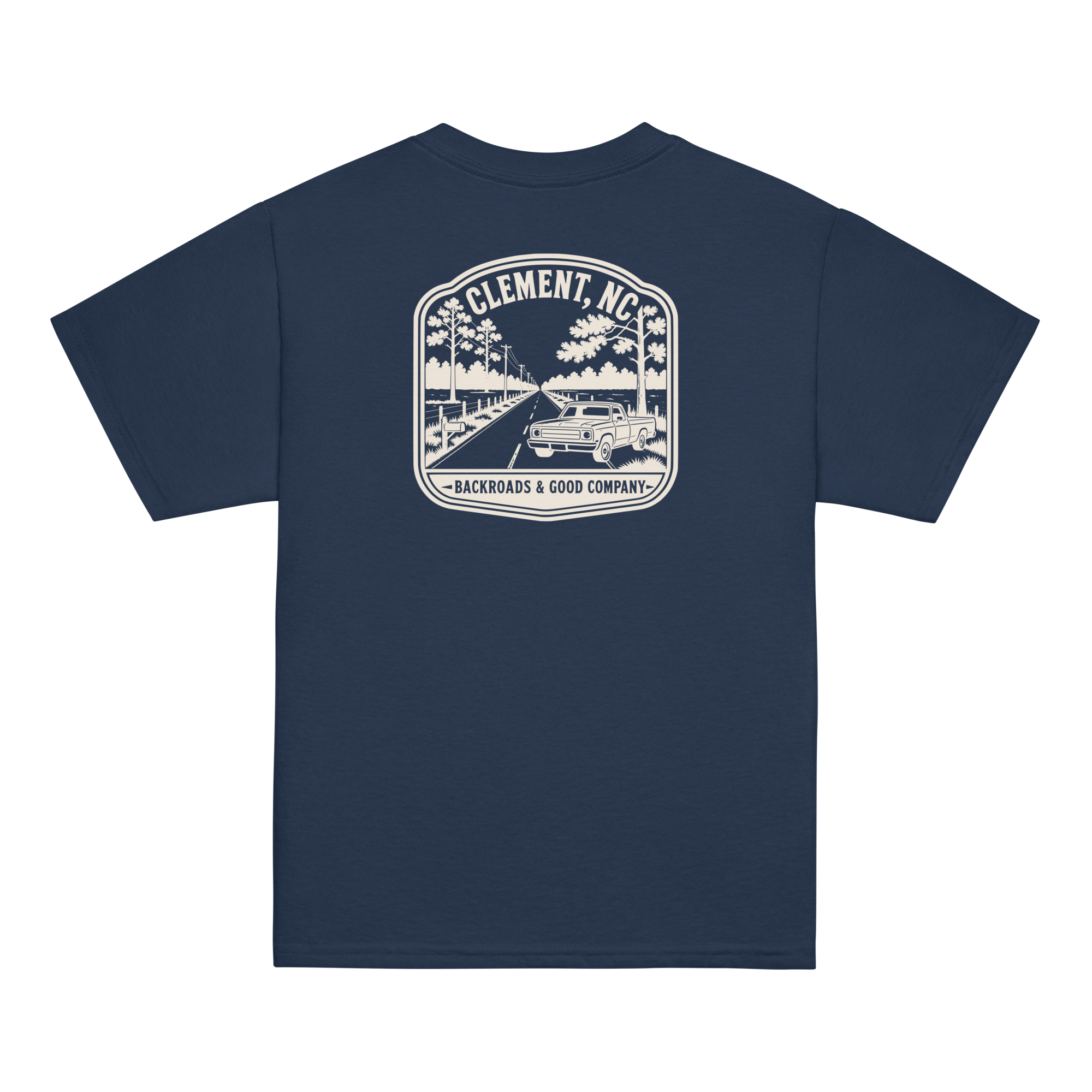 Clement, NC - Country Roads - Youth Classic Tee