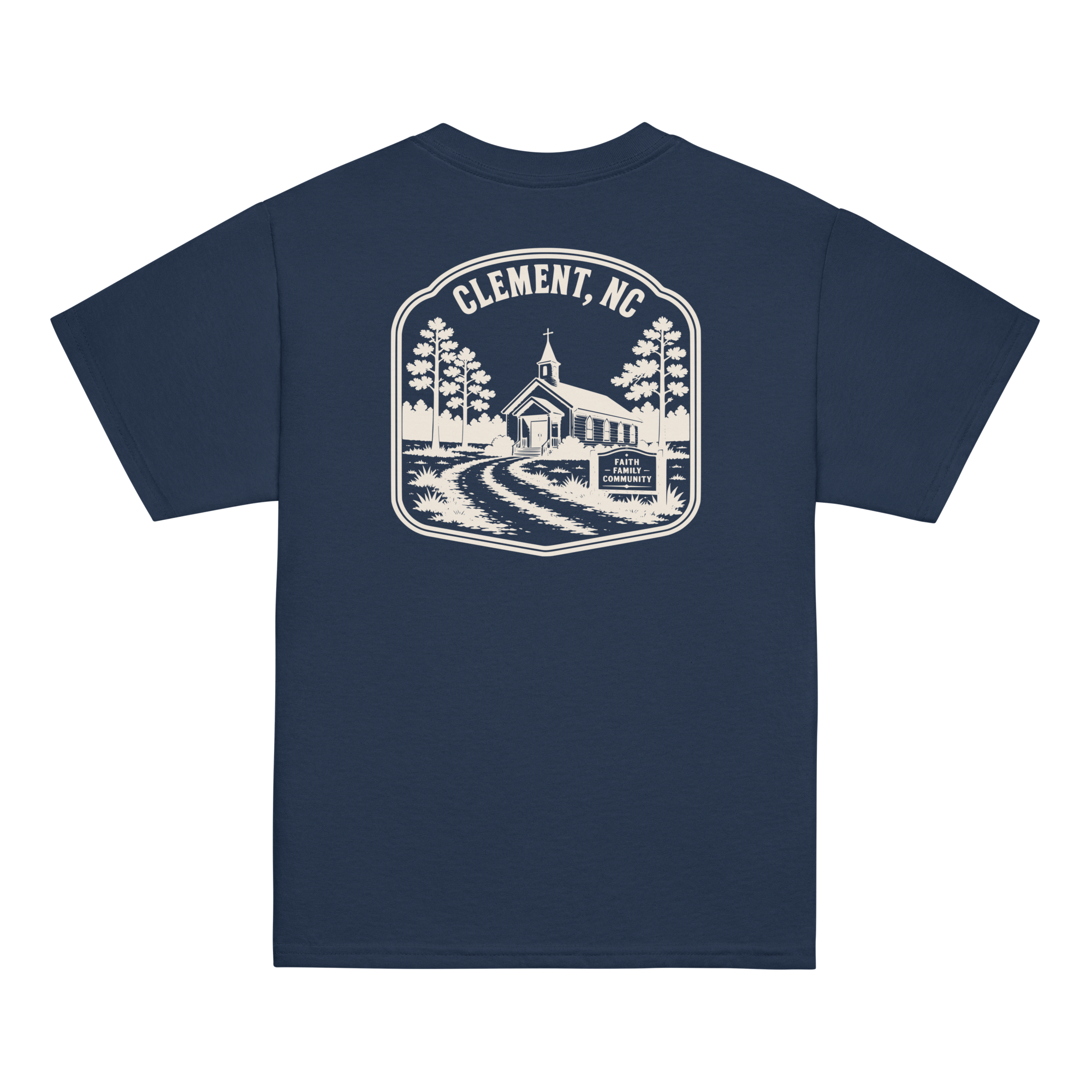 Clement, NC - Faith & Family - Youth Classic Tee