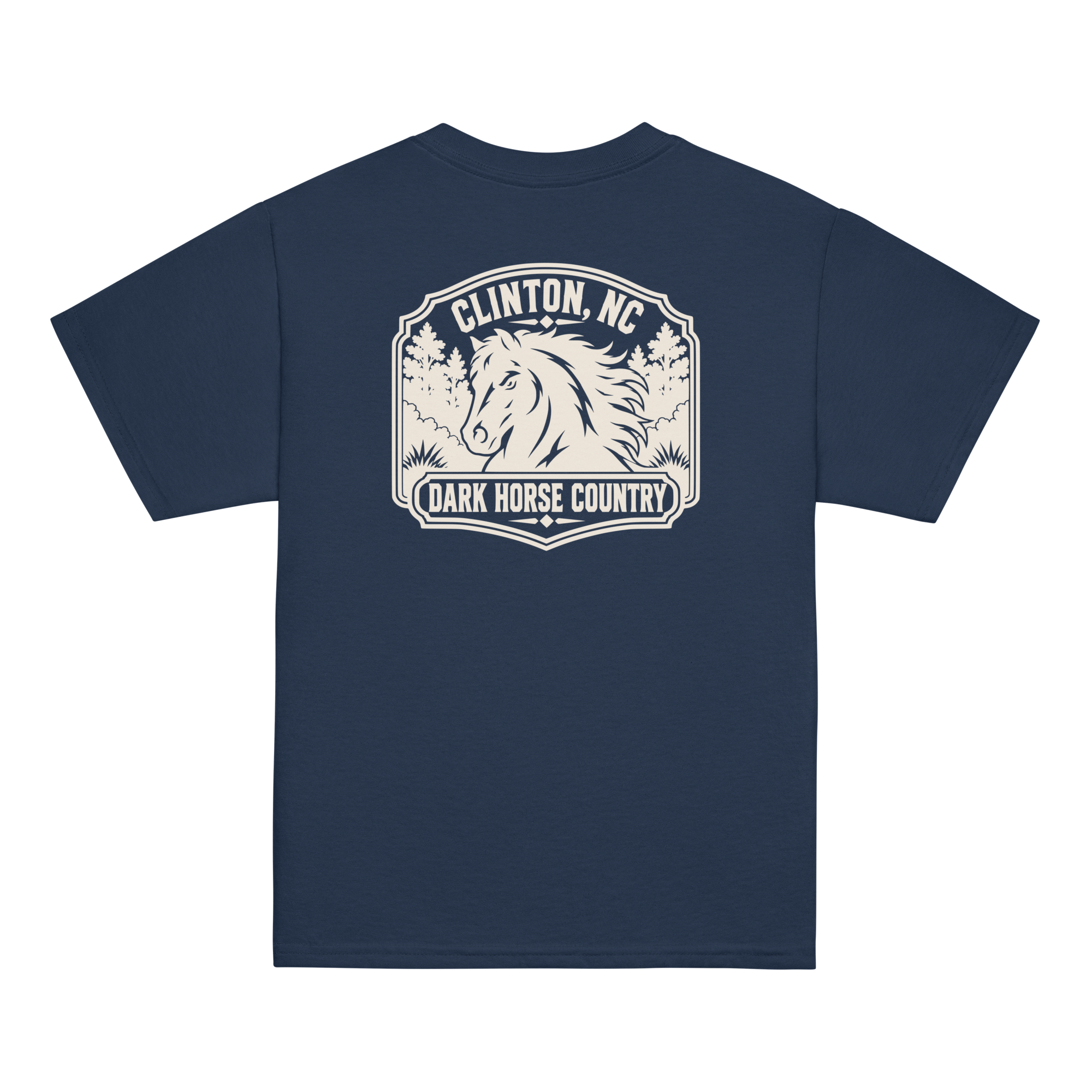 Clinton, NC - Dark Horse Country - Youth Classic Tee