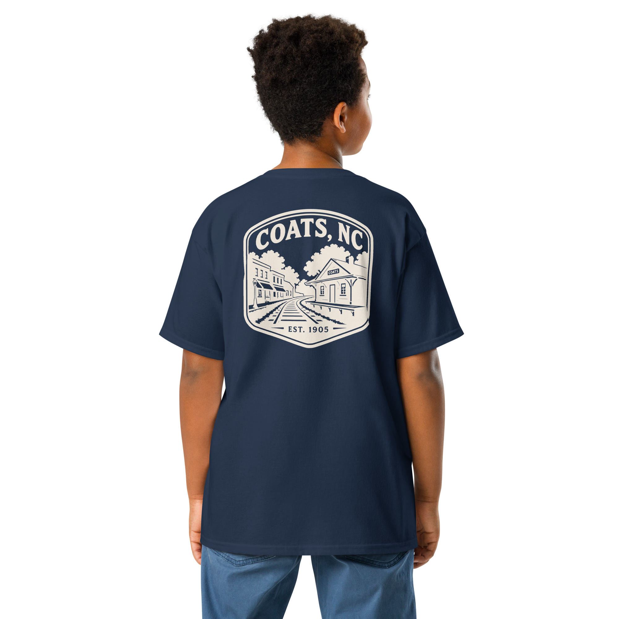Coats, NC - Railroad Town - Youth Classic Tee