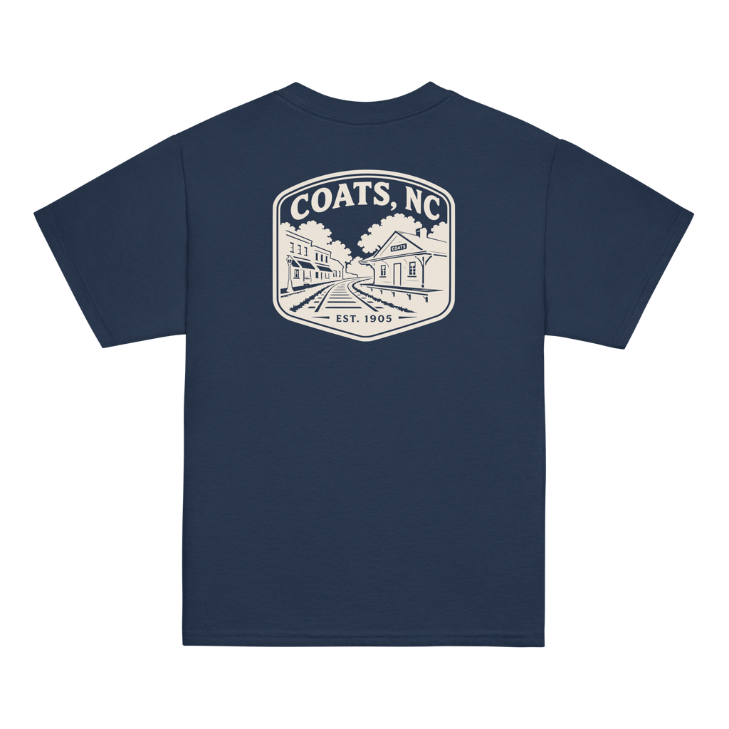 Coats, NC - Railroad Town - Youth Classic Tee
