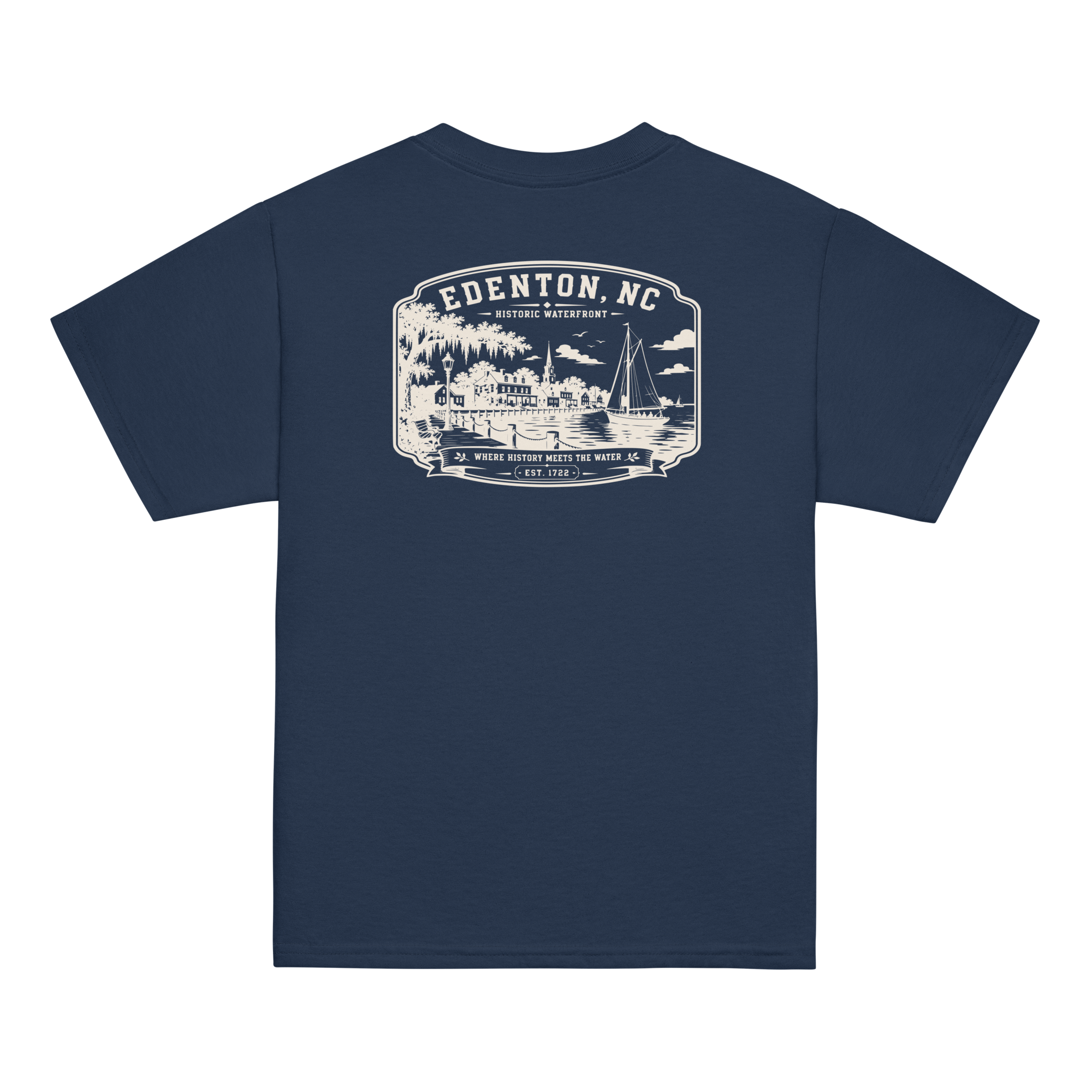Edenton, NC - Historic Waterfront - Youth Classic Tee