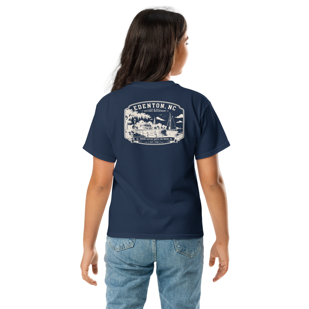 Edenton, NC - Historic Waterfront - Youth Classic Tee