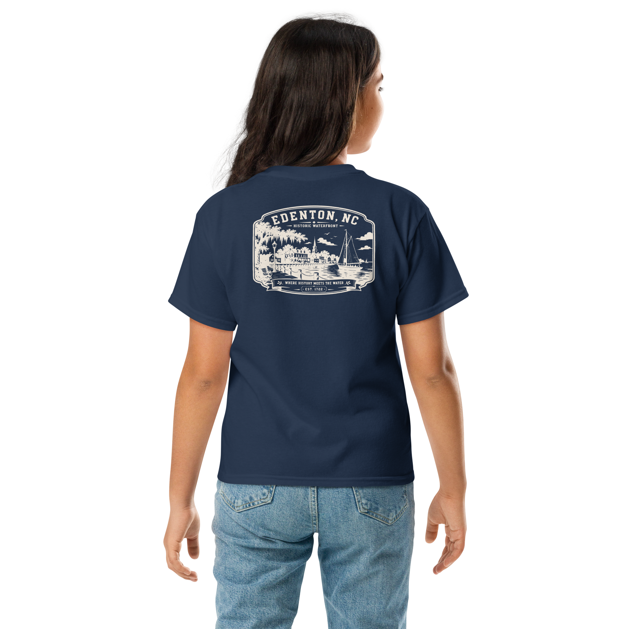 Edenton, NC - Historic Waterfront - Youth Classic Tee