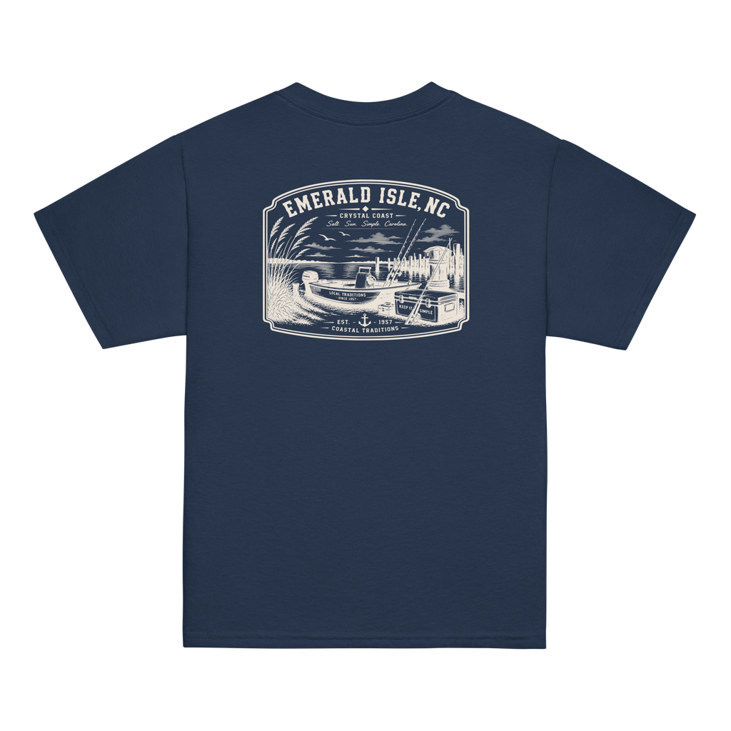 Emerald Isle, NC - Salt. Sun. Simple - Youth Classic Tee