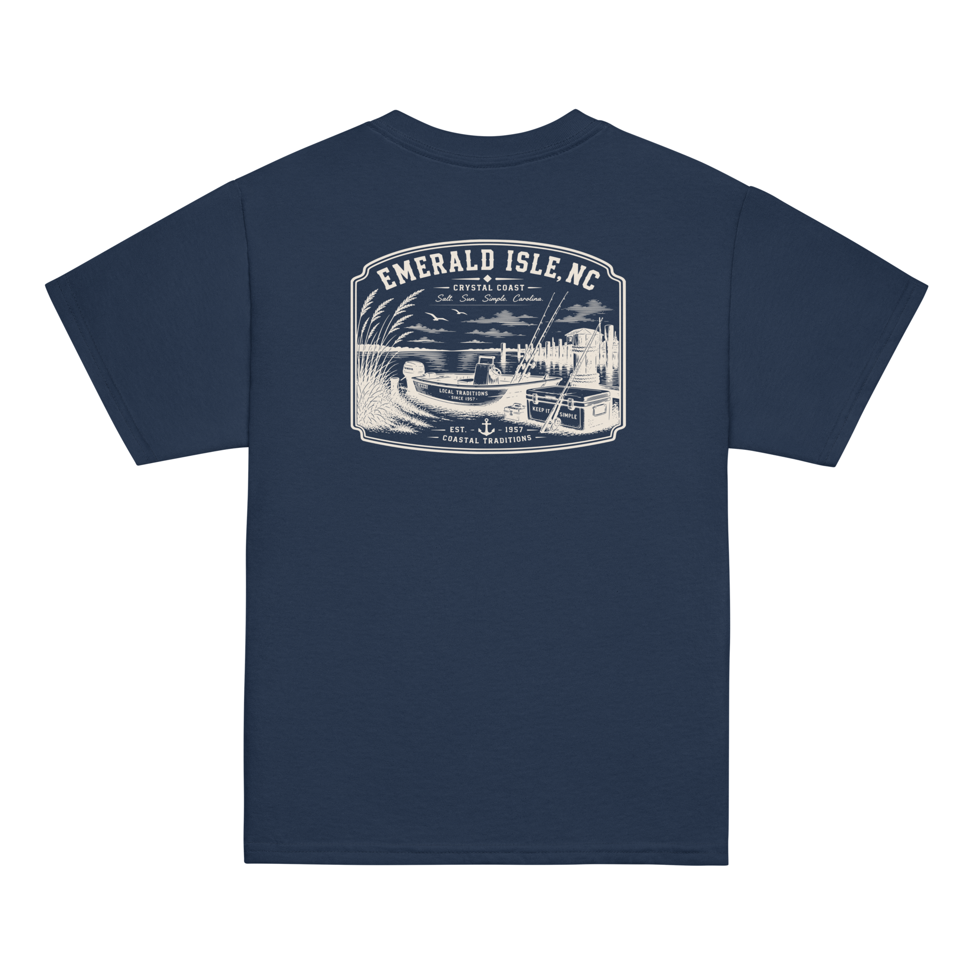 Emerald Isle, NC - Salt. Sun. Simple - Youth Classic Tee