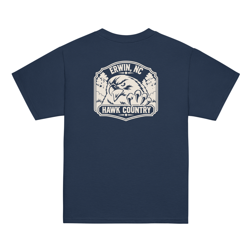 Erwin, NC - Hawk Country - Youth Classic Tee