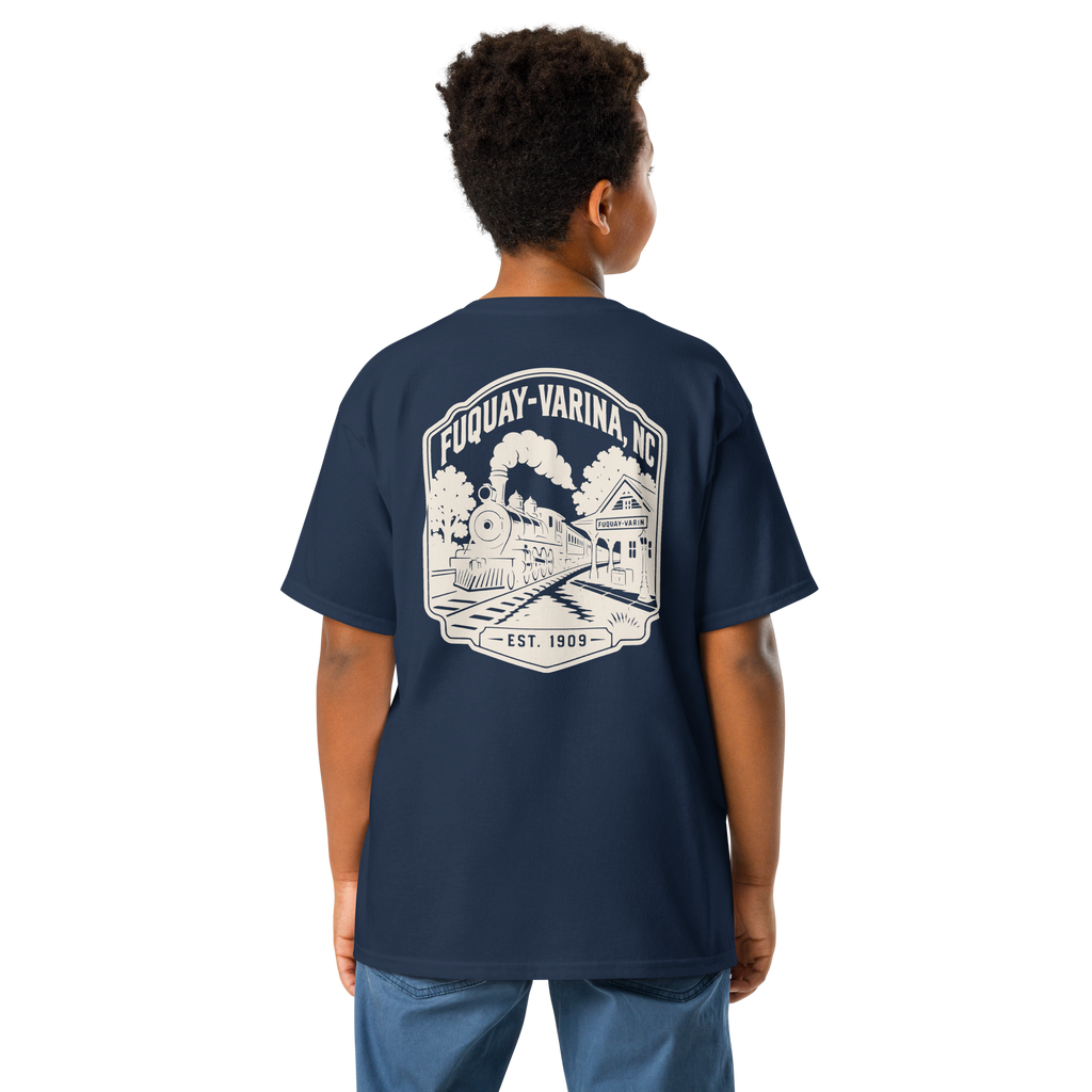 Fuquay Varina, NC - Railroad Town - Youth Classic Tee