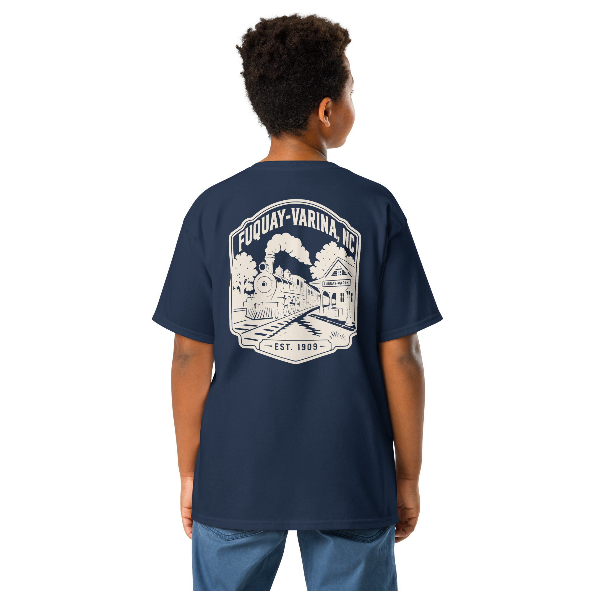 Fuquay Varina, NC - Railroad Town - Youth Classic Tee