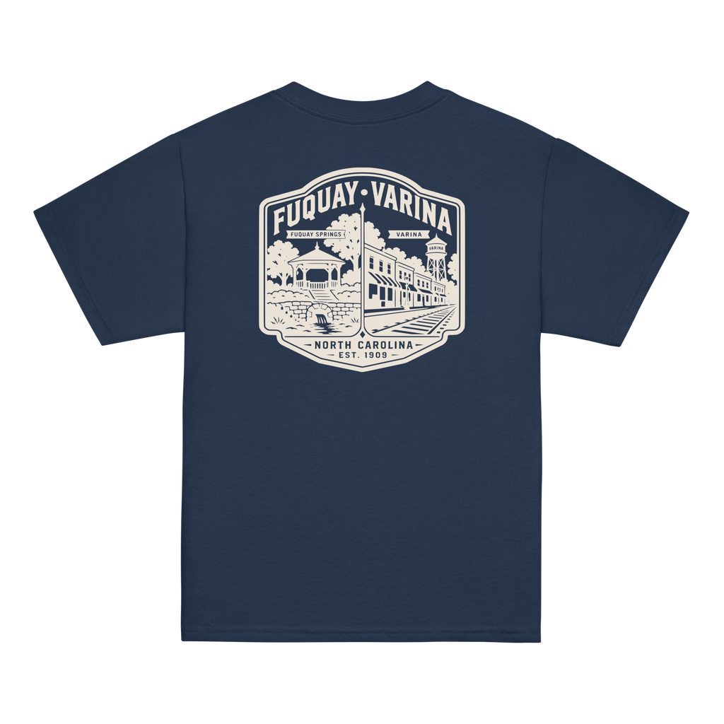 Fuquay Varina, NC - Two Towns - Youth Classic Tee