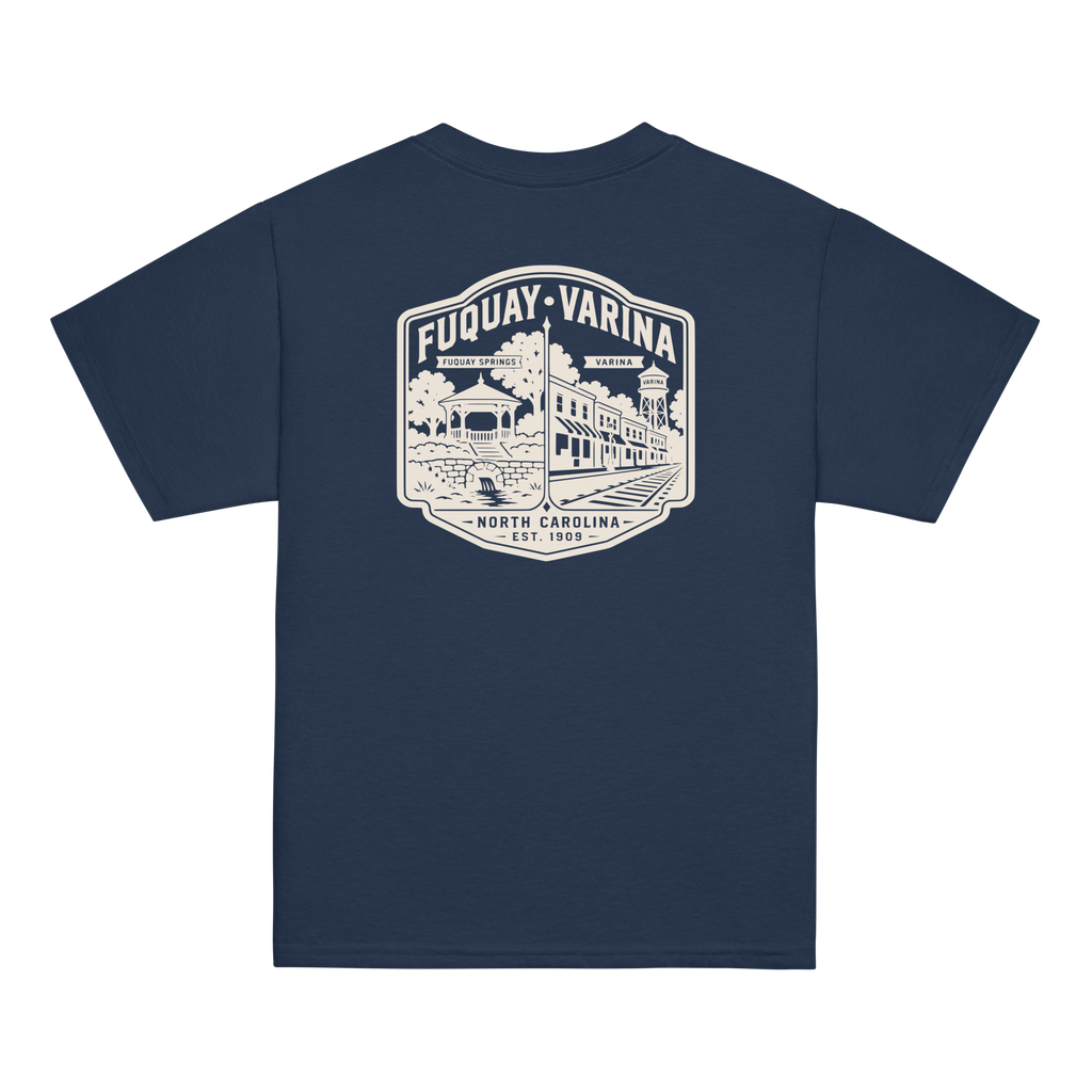 Fuquay Varina, NC - Two Towns Became One Home - Youth Classic Tee