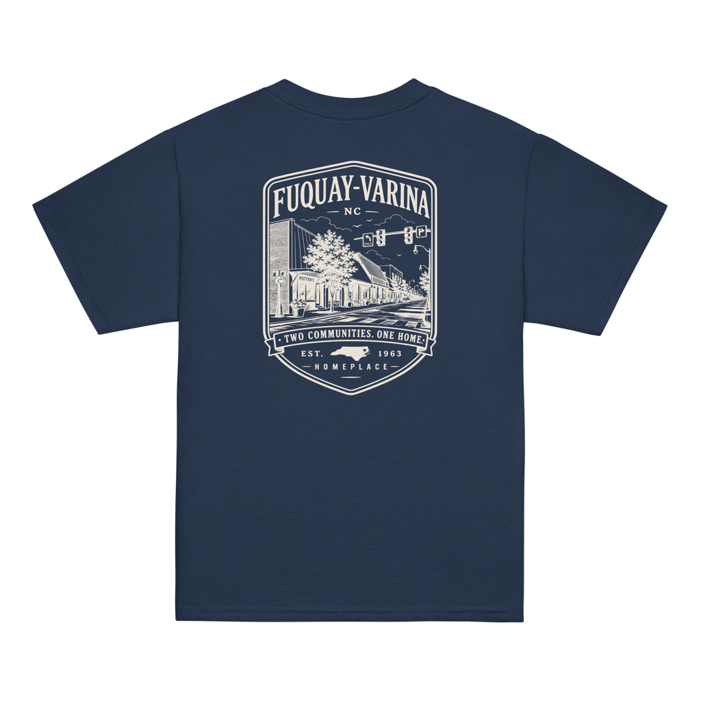 Fuquay Varina, NC - Two Communities. One Home. - Youth Classic Tee