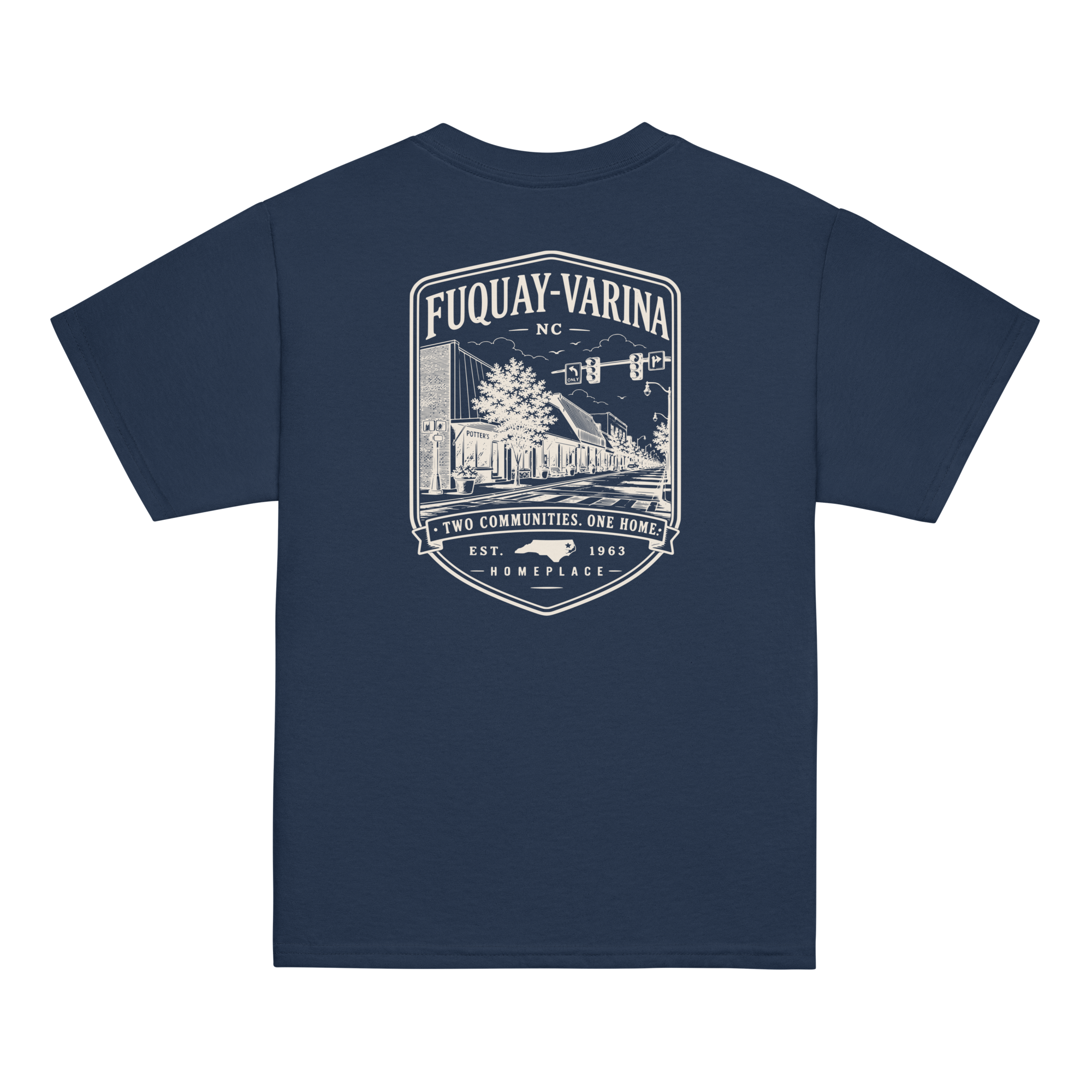 Fuquay Varina, NC - Two Communities. One Home. - Youth Classic Tee
