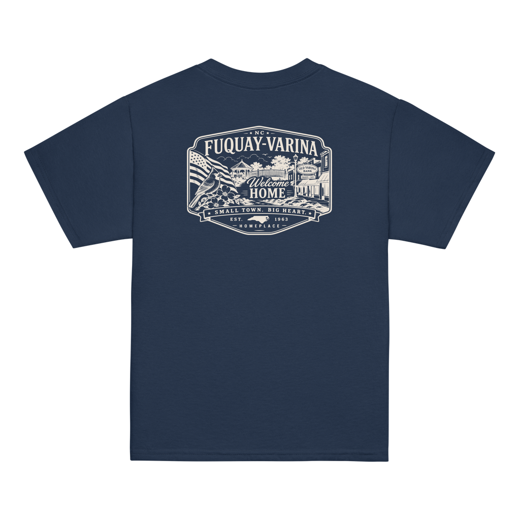 Fuquay Varina, NC - Welcome Home - Youth Classic Tee