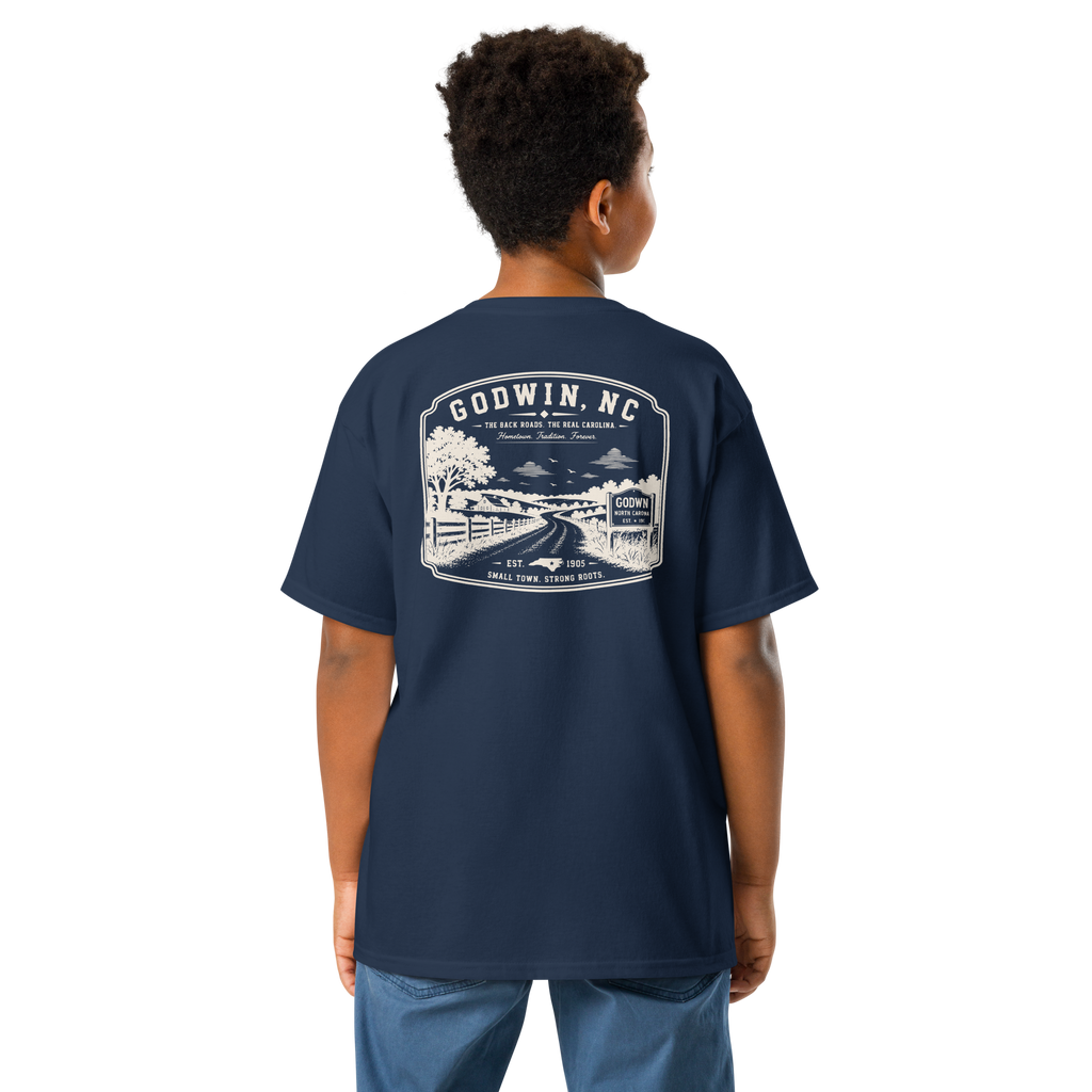 Godwin, NC - The Back Roads - Youth Classic Tee