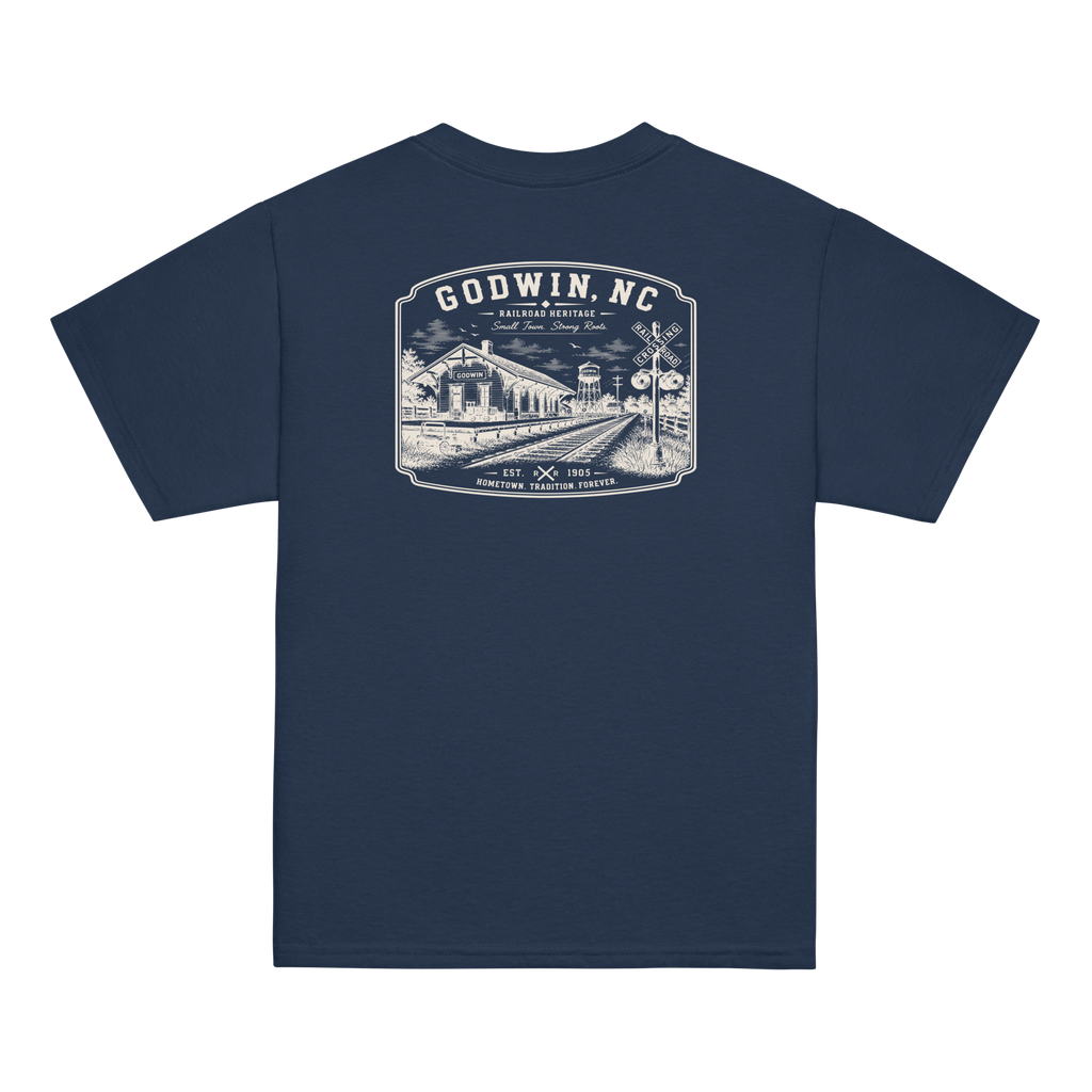 Godwin, NC - Railroad Town - Youth Classic Tee