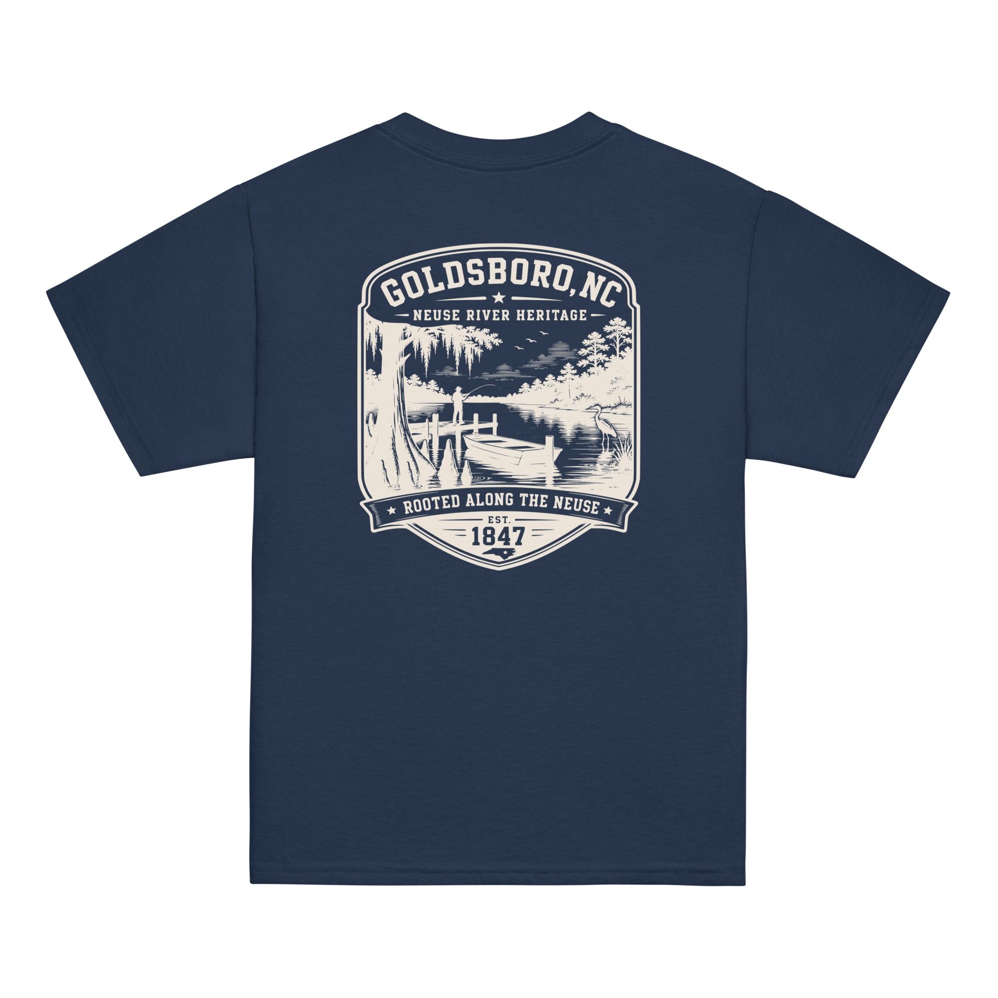 Goldsboro, NC - Rooted Along The Neuse - Youth Classic Tee