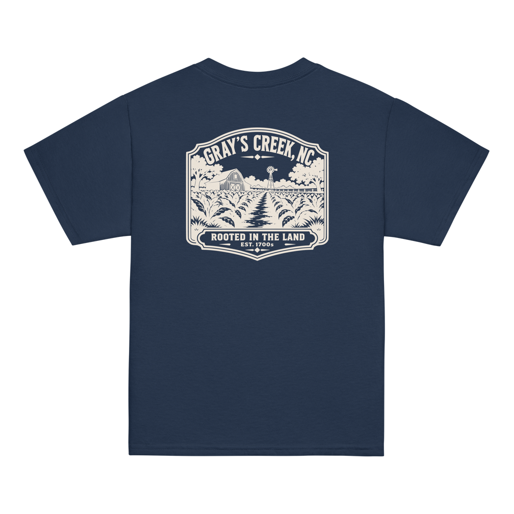 Grays Creek, NC - Rooted - Youth Classic Tee