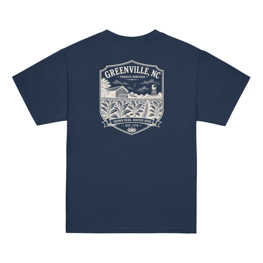 Greenville, NC - Tobacco Heritage - Youth Classic Tee